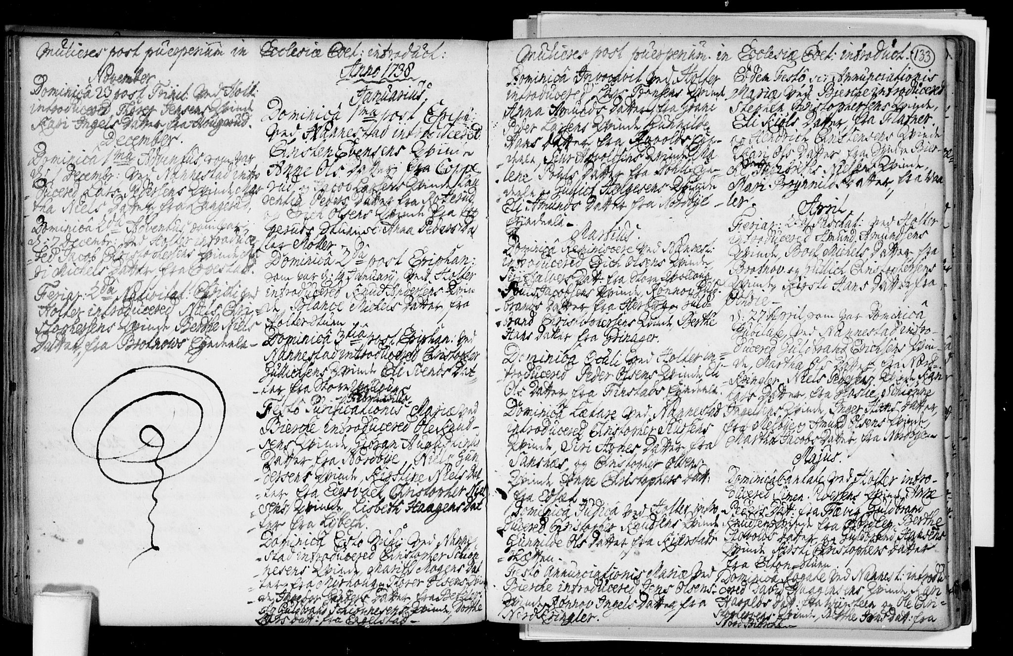 Nannestad prestekontor Kirkebøker, SAO/A-10414a/F/Fa/L0005: Parish register (official) no. I 5, 1729-1738, p. 133