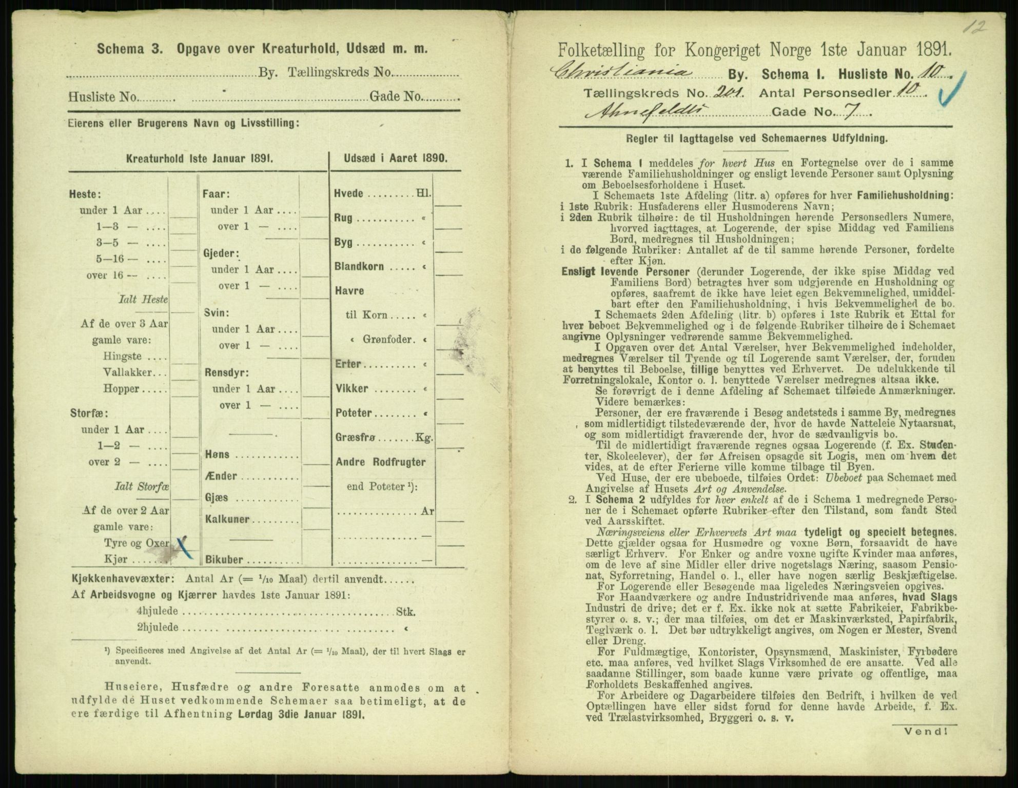 RA, 1891 census for 0301 Kristiania, 1891, p. 120896