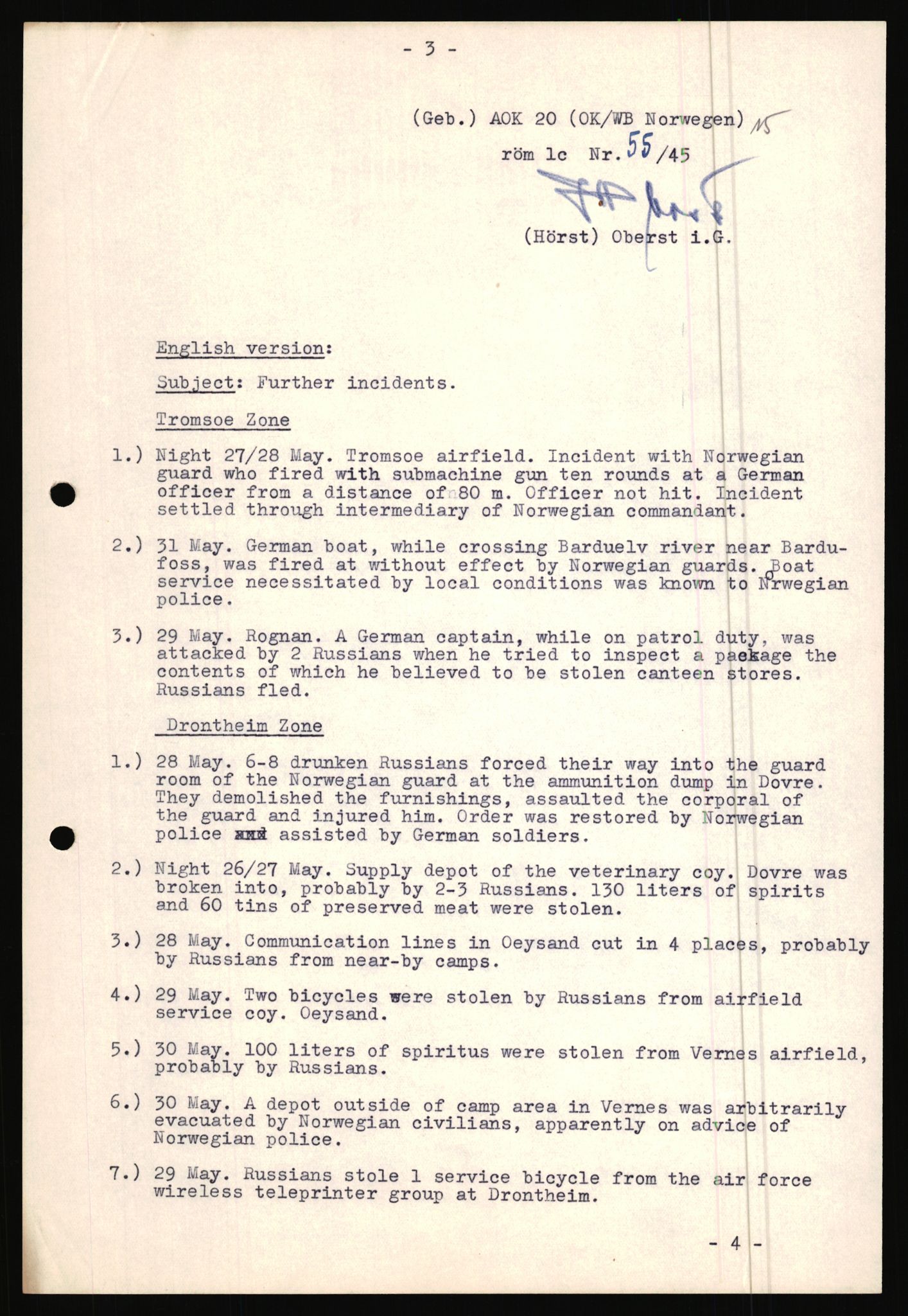 Forsvarets Overkommando. 2 kontor. Arkiv 11.4. Spredte tyske arkivsaker, AV/RA-RAFA-7031/D/Dar/Dara/L0021: Nachrichten des OKW, 1943-1945, p. 190