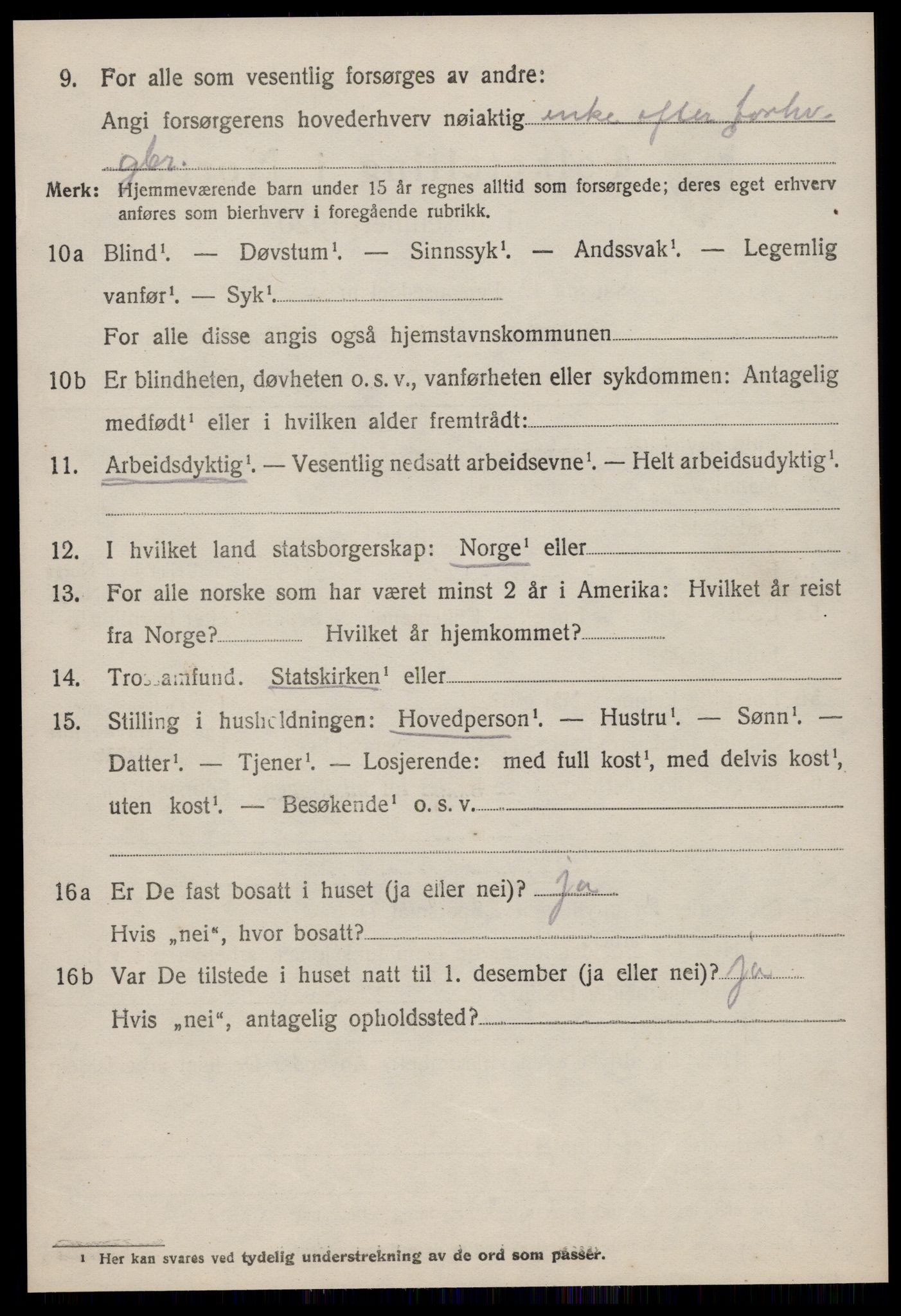 SAT, 1920 census for Aukra, 1920, p. 3198