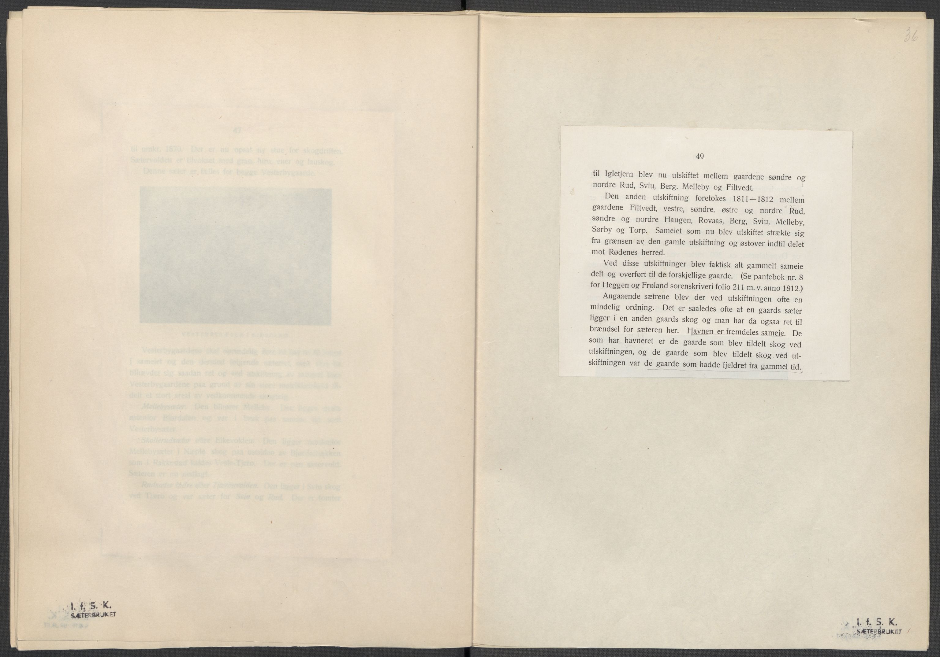 Instituttet for sammenlignende kulturforskning, AV/RA-PA-0424/F/Fc/L0002/0001: Eske B2: / Østfold (perm I), 1932-1935, p. 36