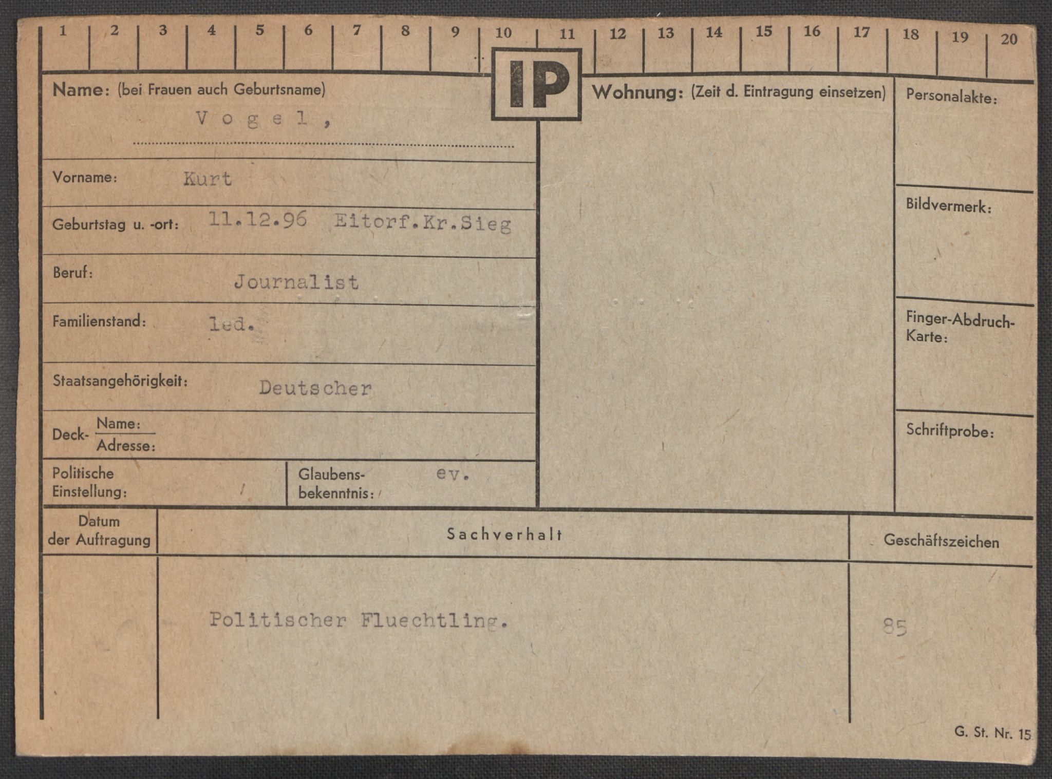 Befehlshaber der Sicherheitspolizei und des SD, RA/RAFA-5969/E/Ea/Eaa/L0010: Register over norske fanger i Møllergata 19: Sø-Å, 1940-1945, p. 786