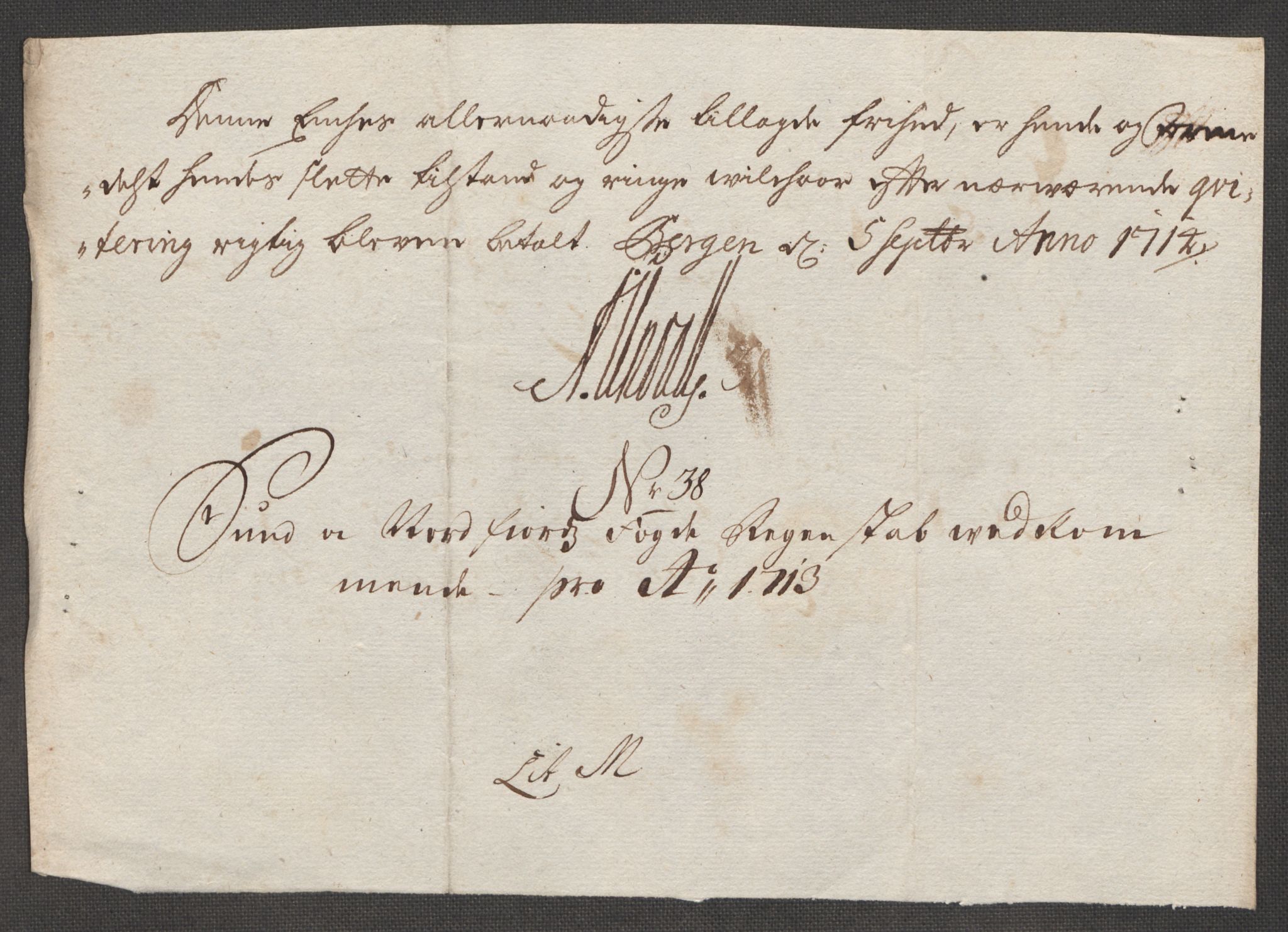 Rentekammeret inntil 1814, Reviderte regnskaper, Fogderegnskap, AV/RA-EA-4092/R53/L3437: Fogderegnskap Sunn- og Nordfjord, 1713, p. 355