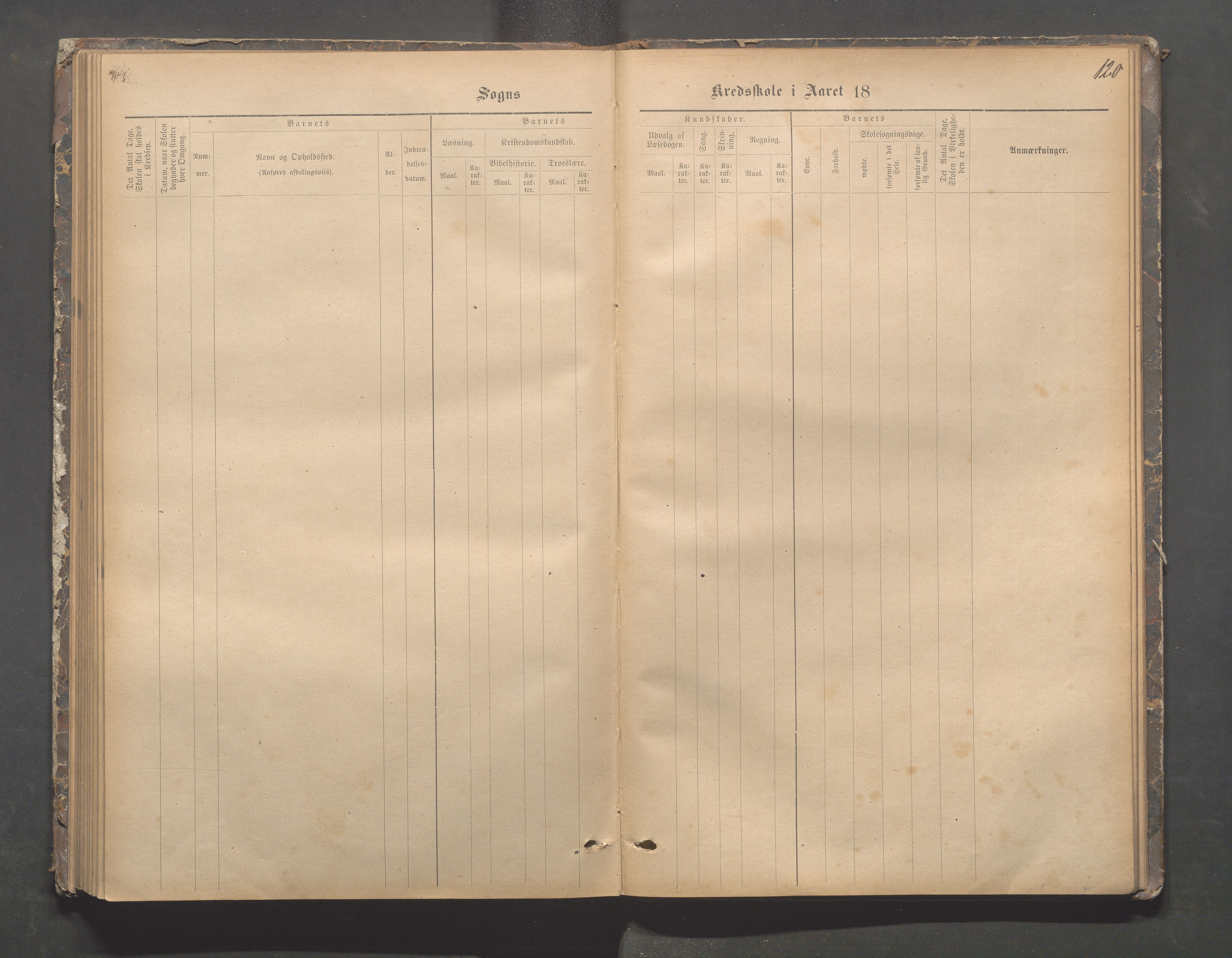 Avaldsnes kommune - Skeie skole, IKAR/A-847/H/L0002: Skoleprotokoll - Kirkebygden skolekrets, 1883-1921, p. 120