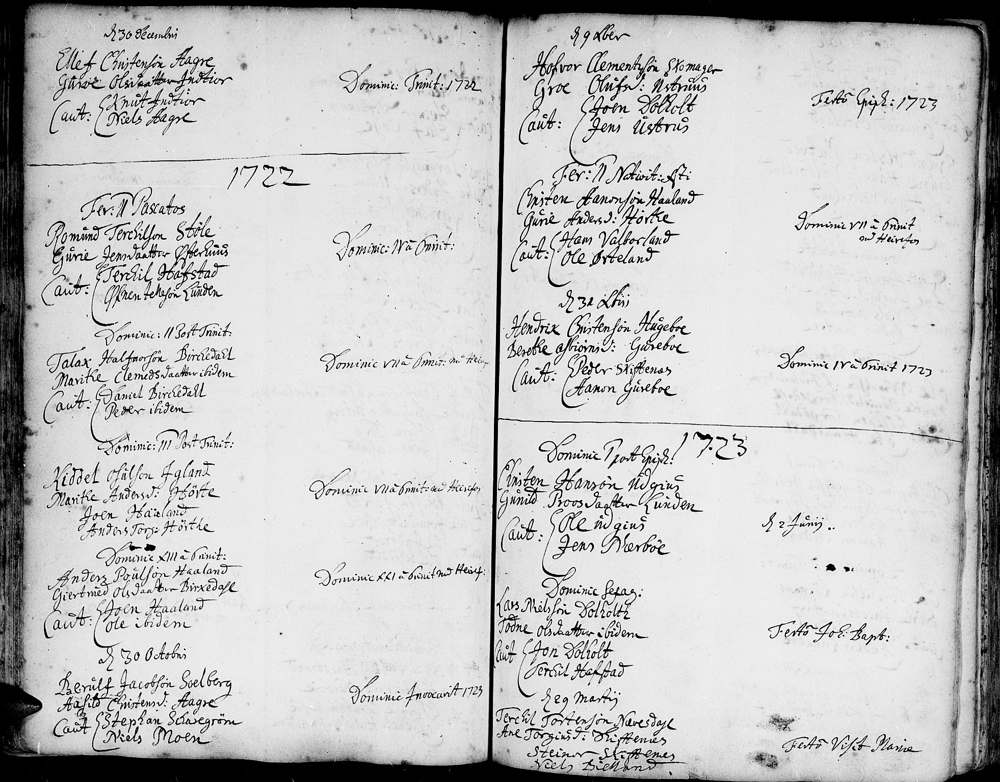 Hommedal sokneprestkontor, SAK/1111-0023/F/Fa/Fab/L0001: Parish register (official) no. A 1 /1, 1690-1754