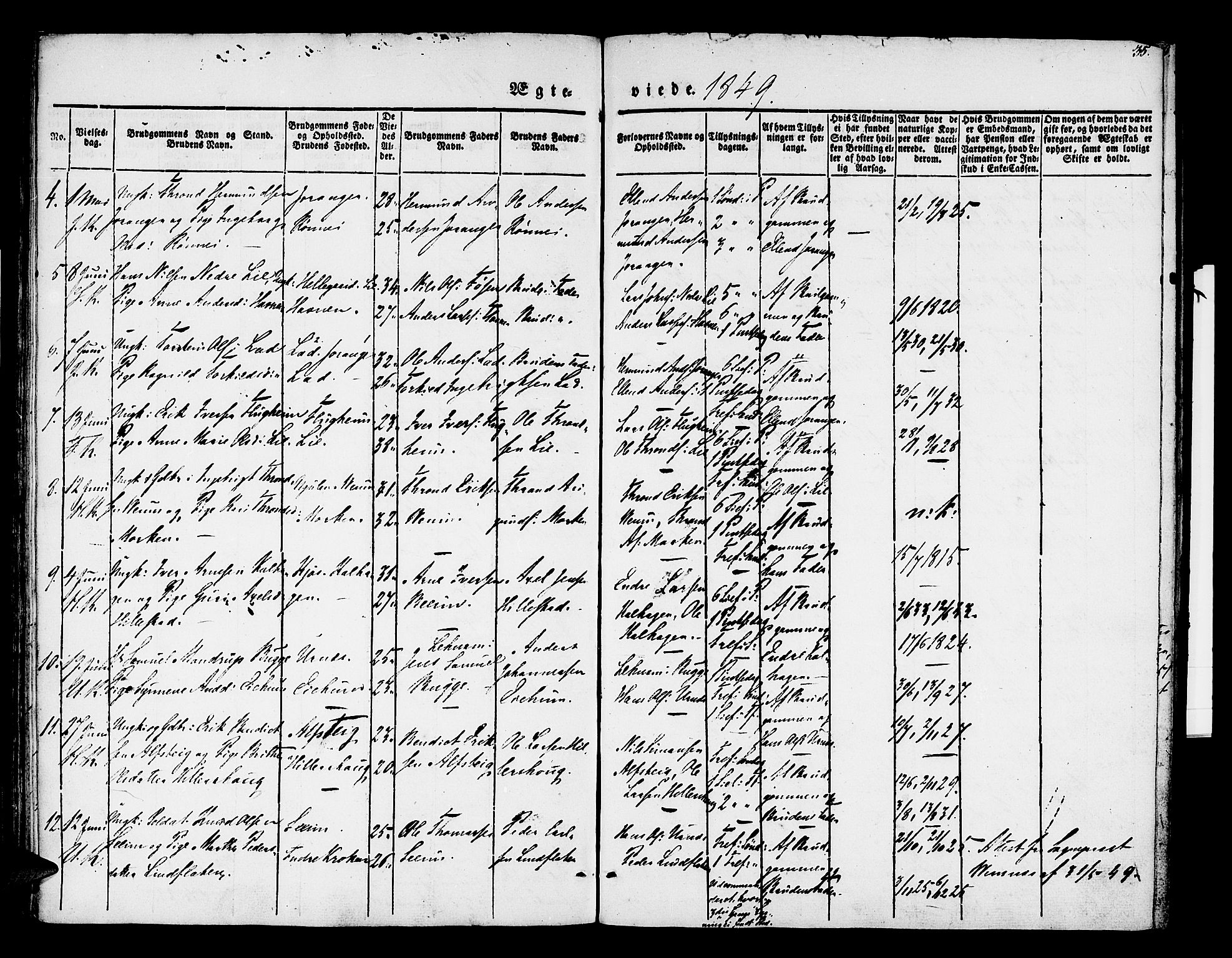 Hafslo sokneprestembete, SAB/A-80301/H/Haa/Haaa/L0007: Parish register (official) no. A 7, 1834-1854, p. 35