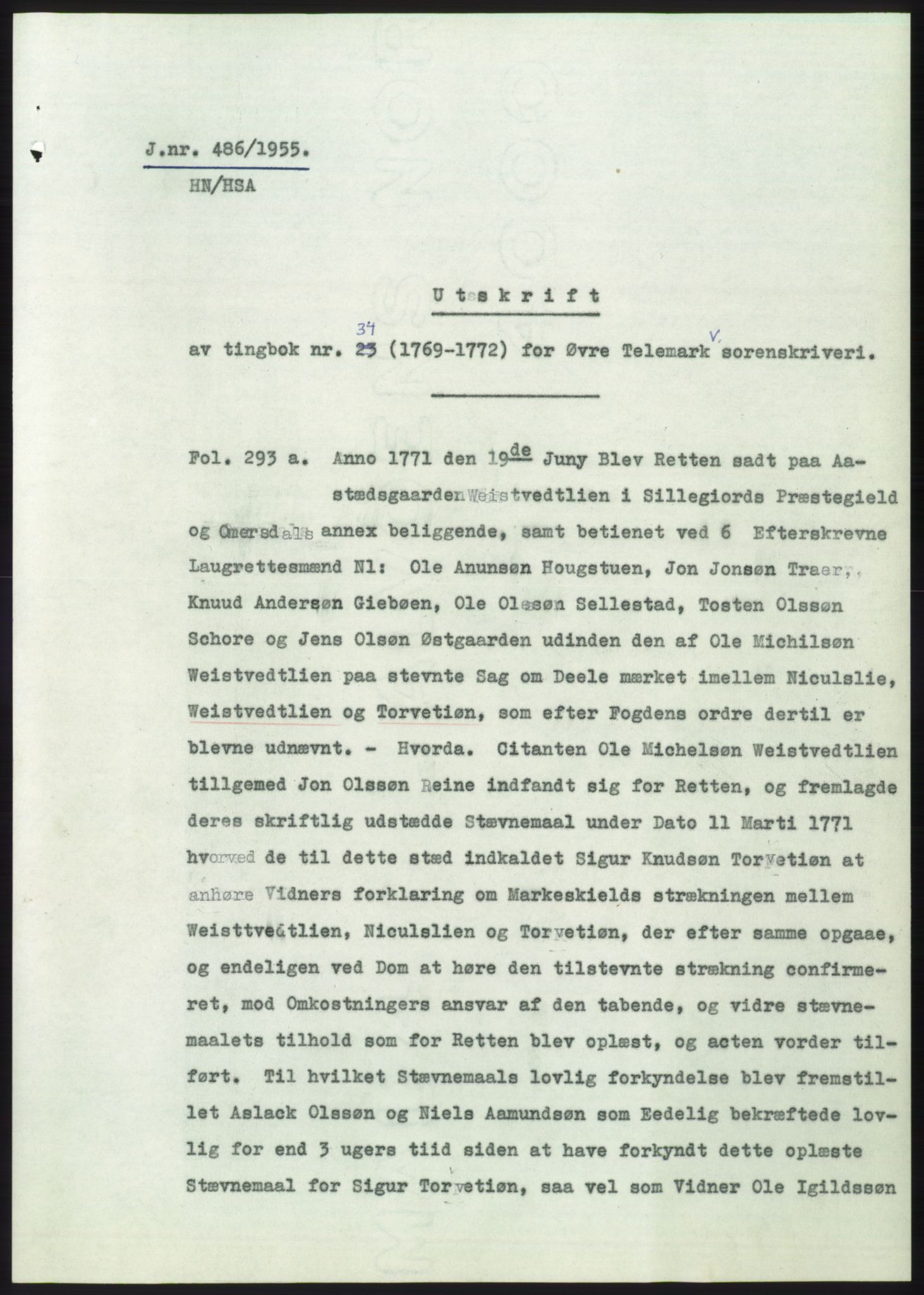 Statsarkivet i Kongsberg, SAKO/A-0001, 1955, p. 269