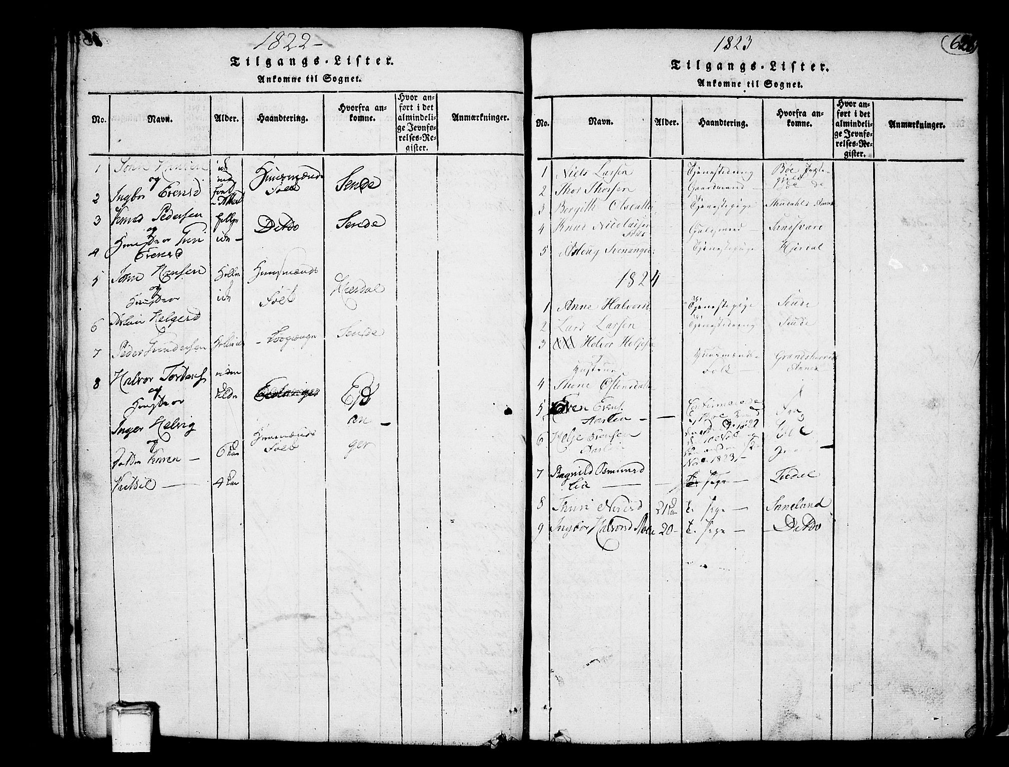 Heddal kirkebøker, SAKO/A-268/F/Fa/L0005: Parish register (official) no. I 5, 1814-1837, p. 627-628