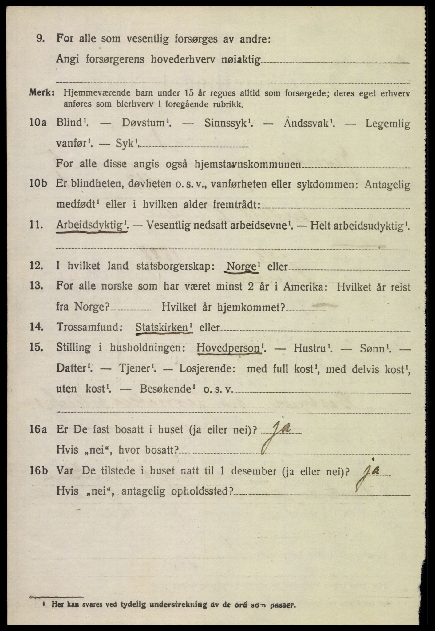 SAH, 1920 census for Jevnaker, 1920, p. 7772