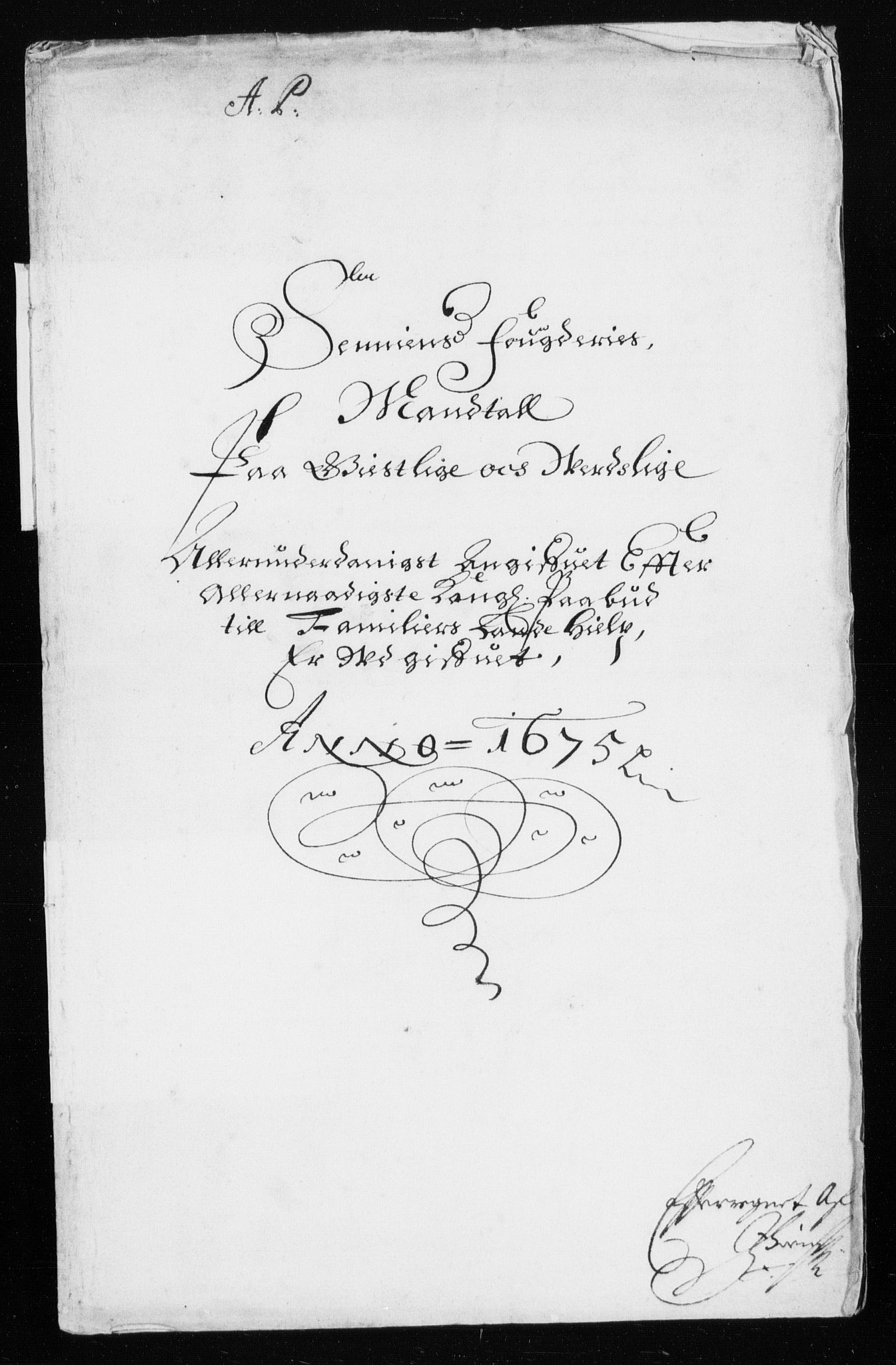 Rentekammeret inntil 1814, Reviderte regnskaper, Stiftamtstueregnskaper, Trondheim stiftamt og Nordland amt, RA/EA-6044/R/Rh/L0005: Nordland amt, 1675