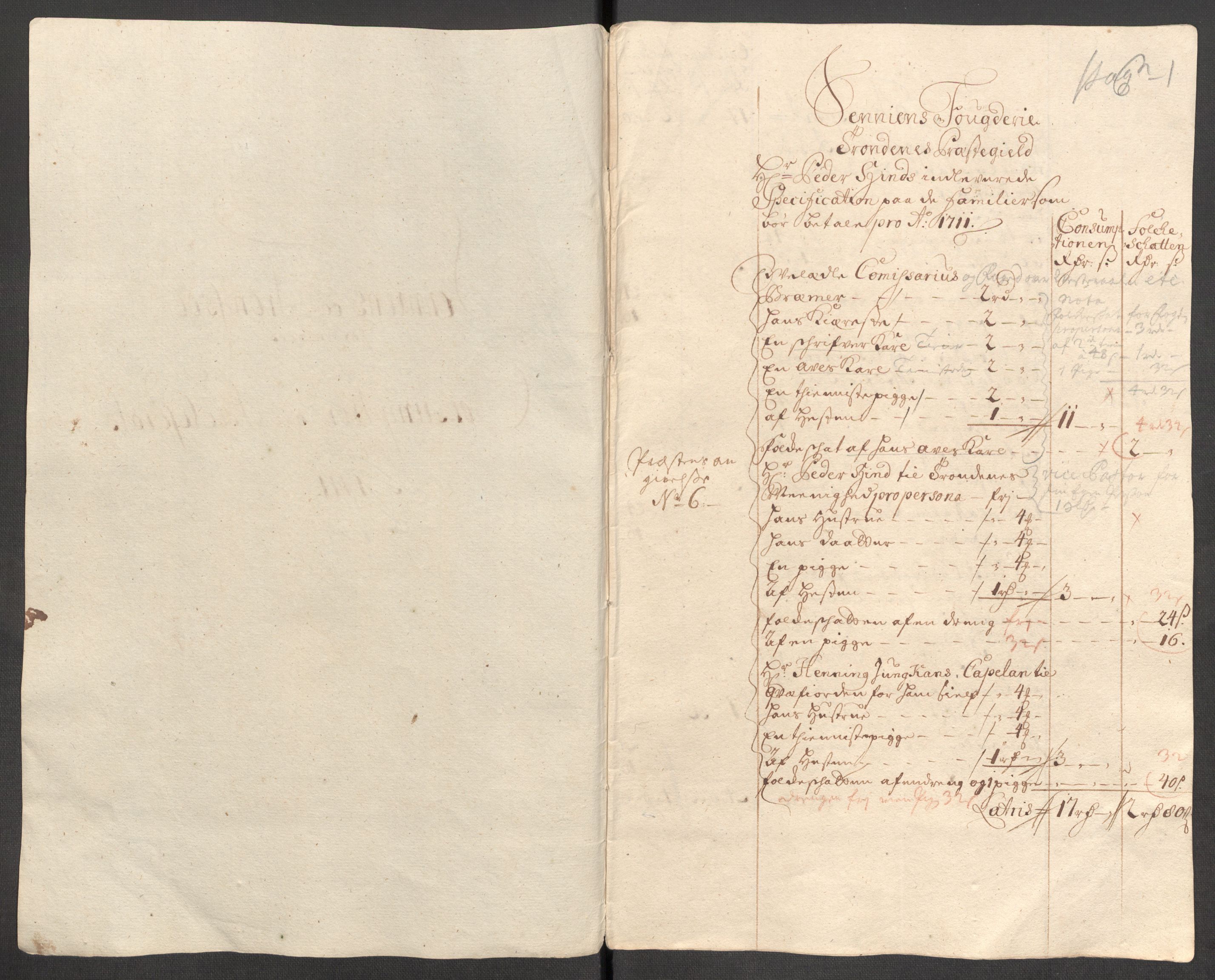 Rentekammeret inntil 1814, Reviderte regnskaper, Fogderegnskap, RA/EA-4092/R68/L4758: Fogderegnskap Senja og Troms, 1711-1712, p. 61