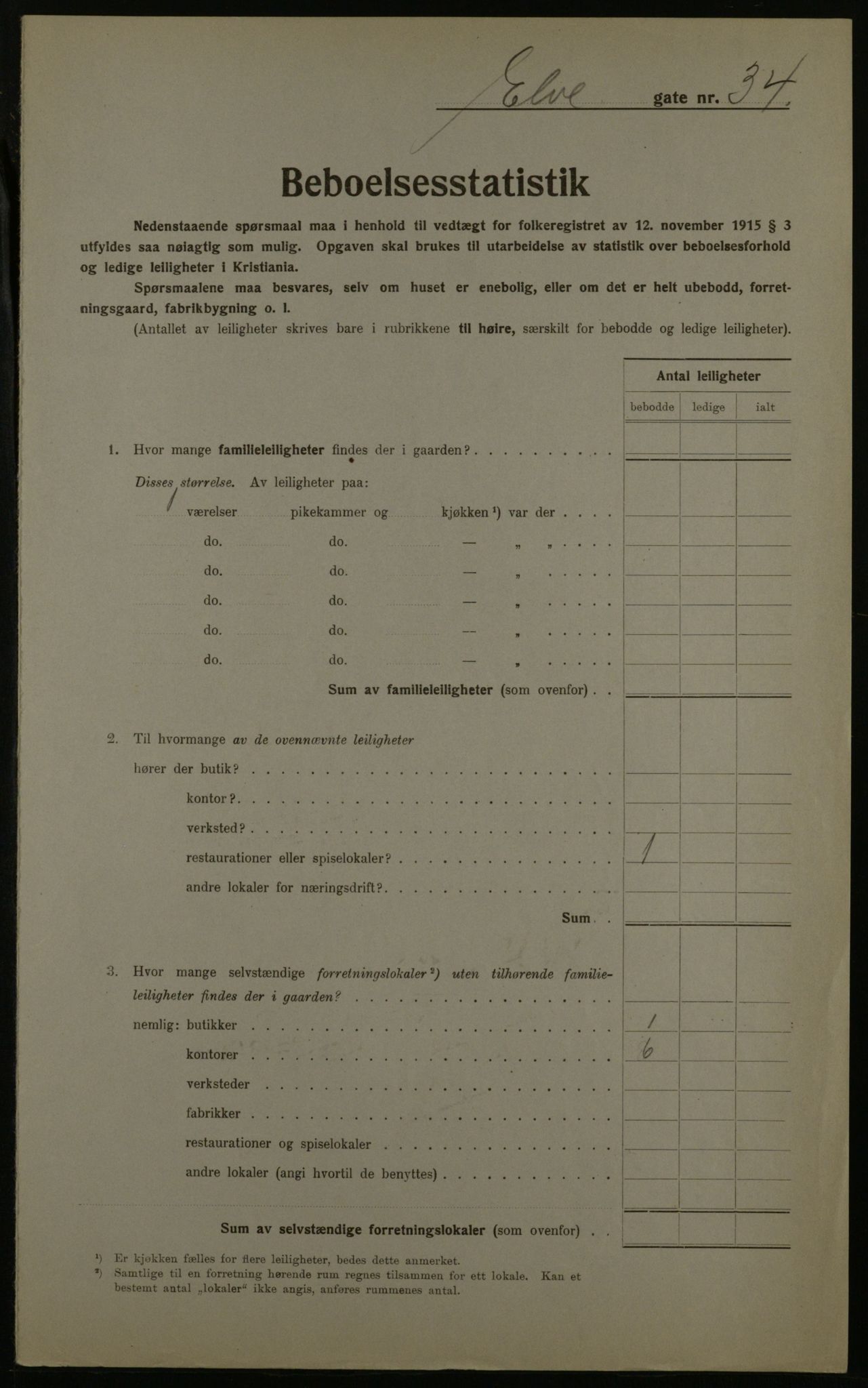 OBA, Municipal Census 1923 for Kristiania, 1923, p. 23358