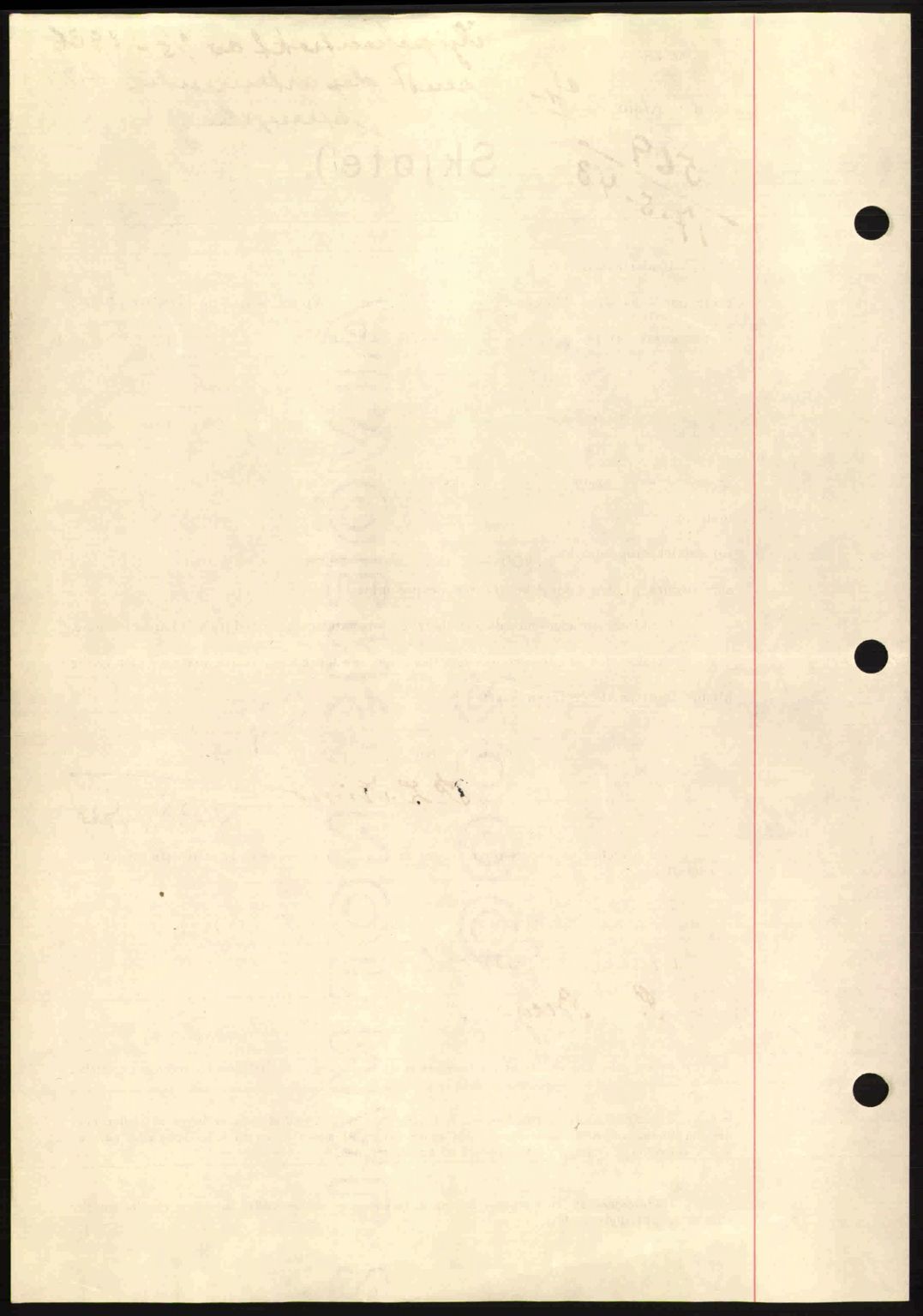 Fosen sorenskriveri, AV/SAT-A-1107/1/2/2C: Mortgage book no. A2, 1942-1943, Diary no: : 569/1943