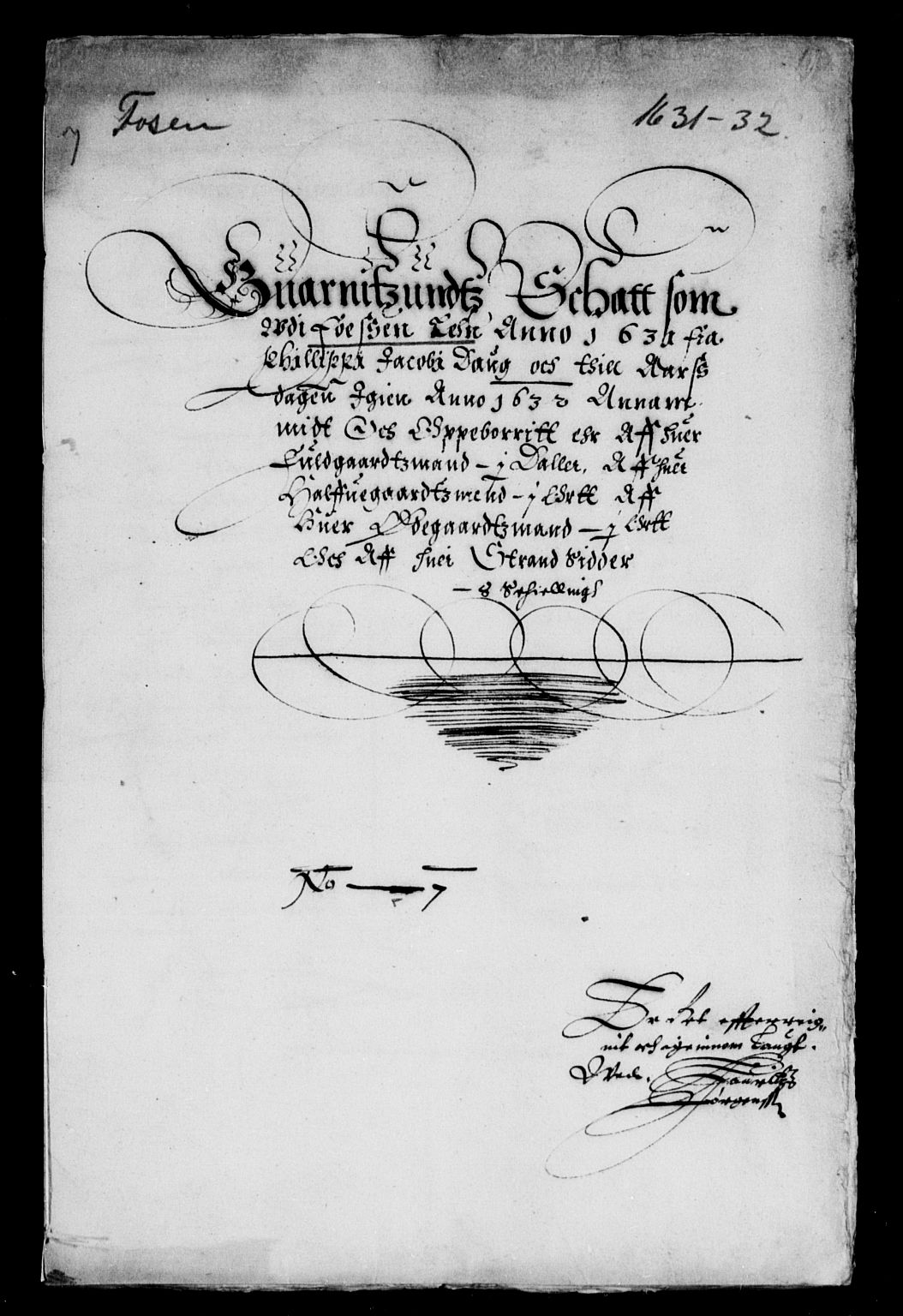 Rentekammeret inntil 1814, Reviderte regnskaper, Lensregnskaper, AV/RA-EA-5023/R/Rb/Rbw/L0048: Trondheim len, 1631-1632