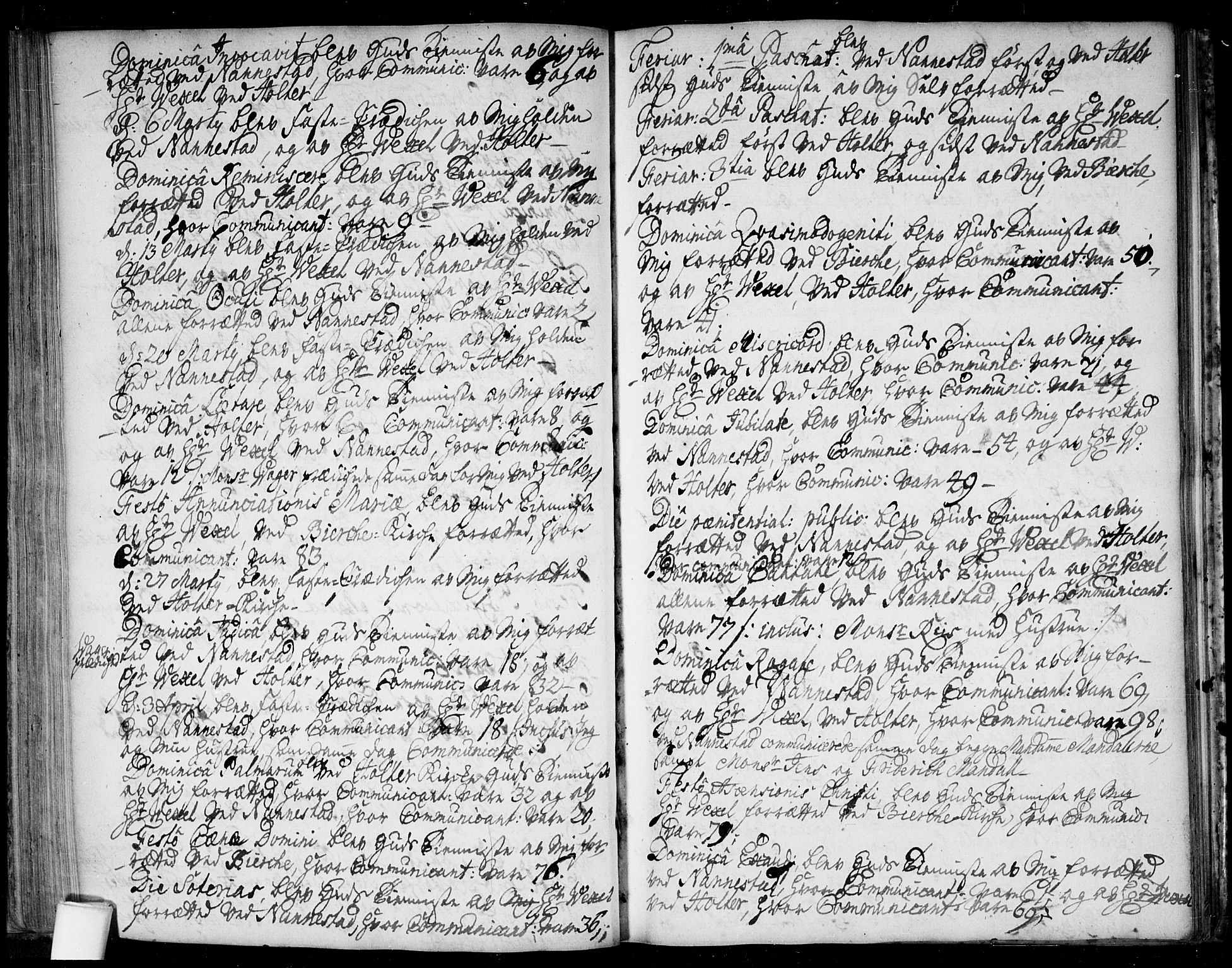 Nannestad prestekontor Kirkebøker, AV/SAO-A-10414a/F/Fa/L0004: Parish register (official) no. I 4, 1716-1753