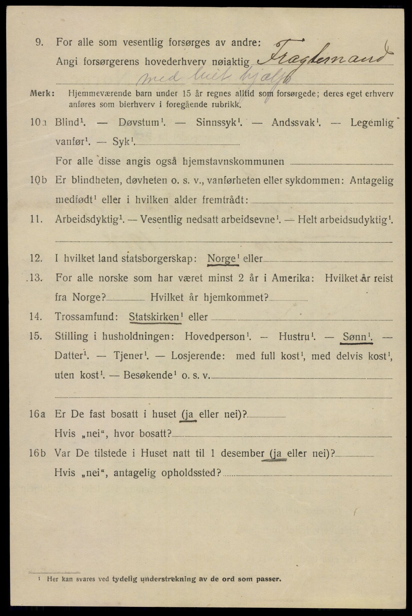 SAO, 1920 census for Drøbak, 1920, p. 2094