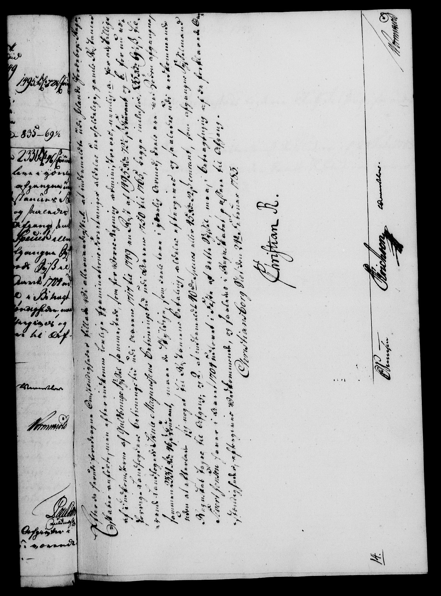 Rentekammeret, Kammerkanselliet, RA/EA-3111/G/Gf/Gfa/L0065: Norsk relasjons- og resolusjonsprotokoll (merket RK 52.65), 1783, p. 110