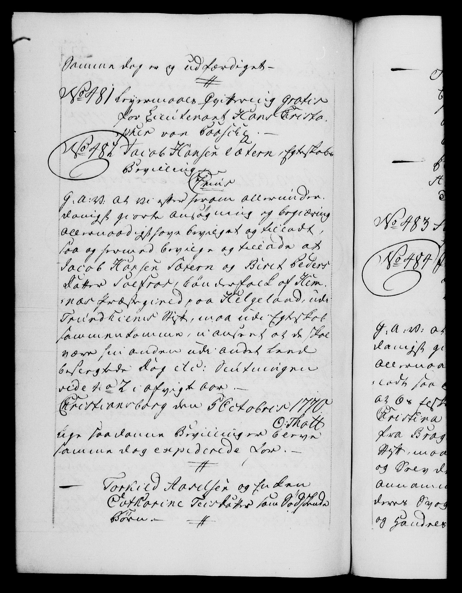 Danske Kanselli 1572-1799, AV/RA-EA-3023/F/Fc/Fca/Fcaa/L0044: Norske registre, 1769-1771, p. 553b