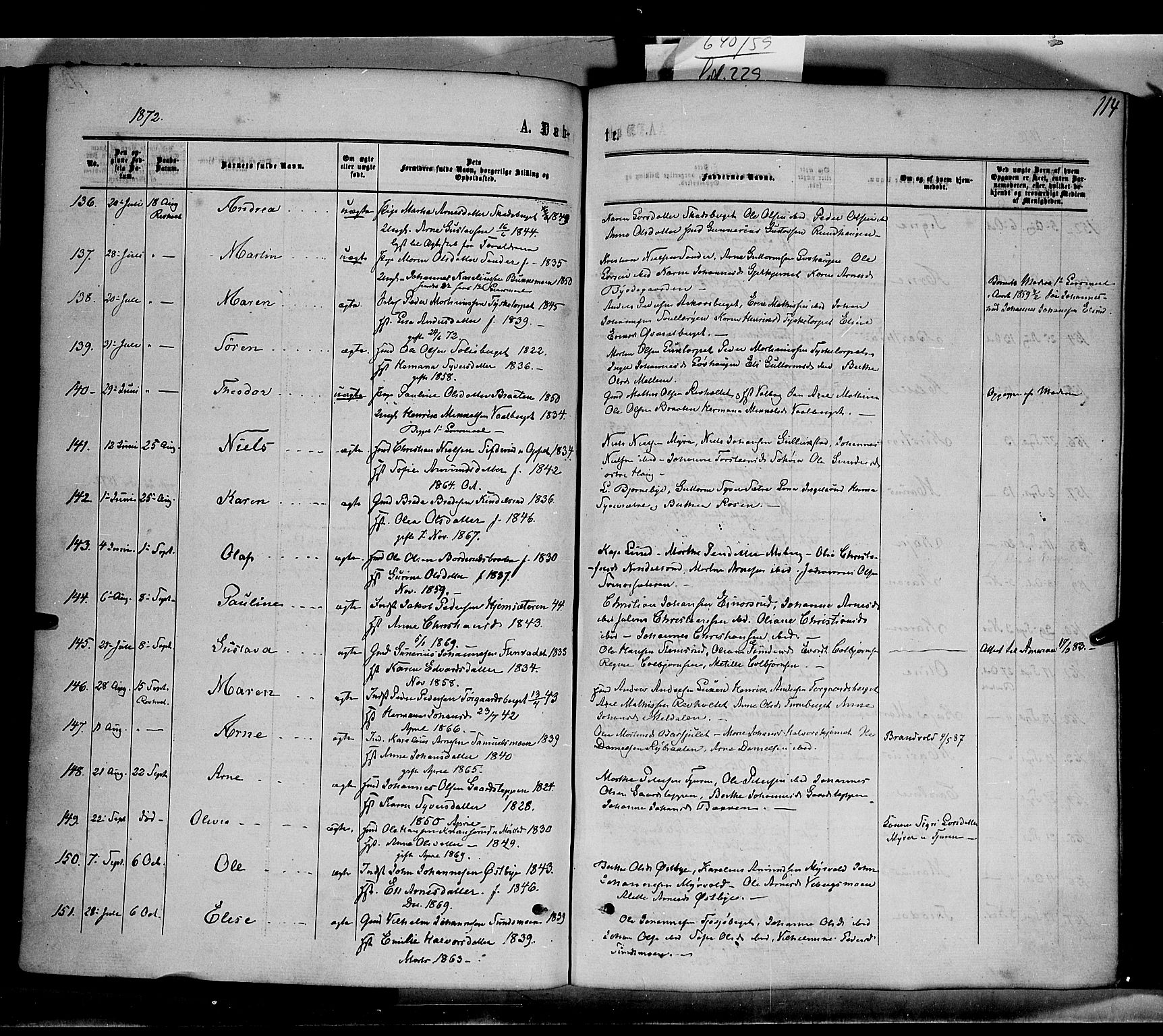 Grue prestekontor, AV/SAH-PREST-036/H/Ha/Haa/L0010: Parish register (official) no. 10, 1864-1873, p. 114