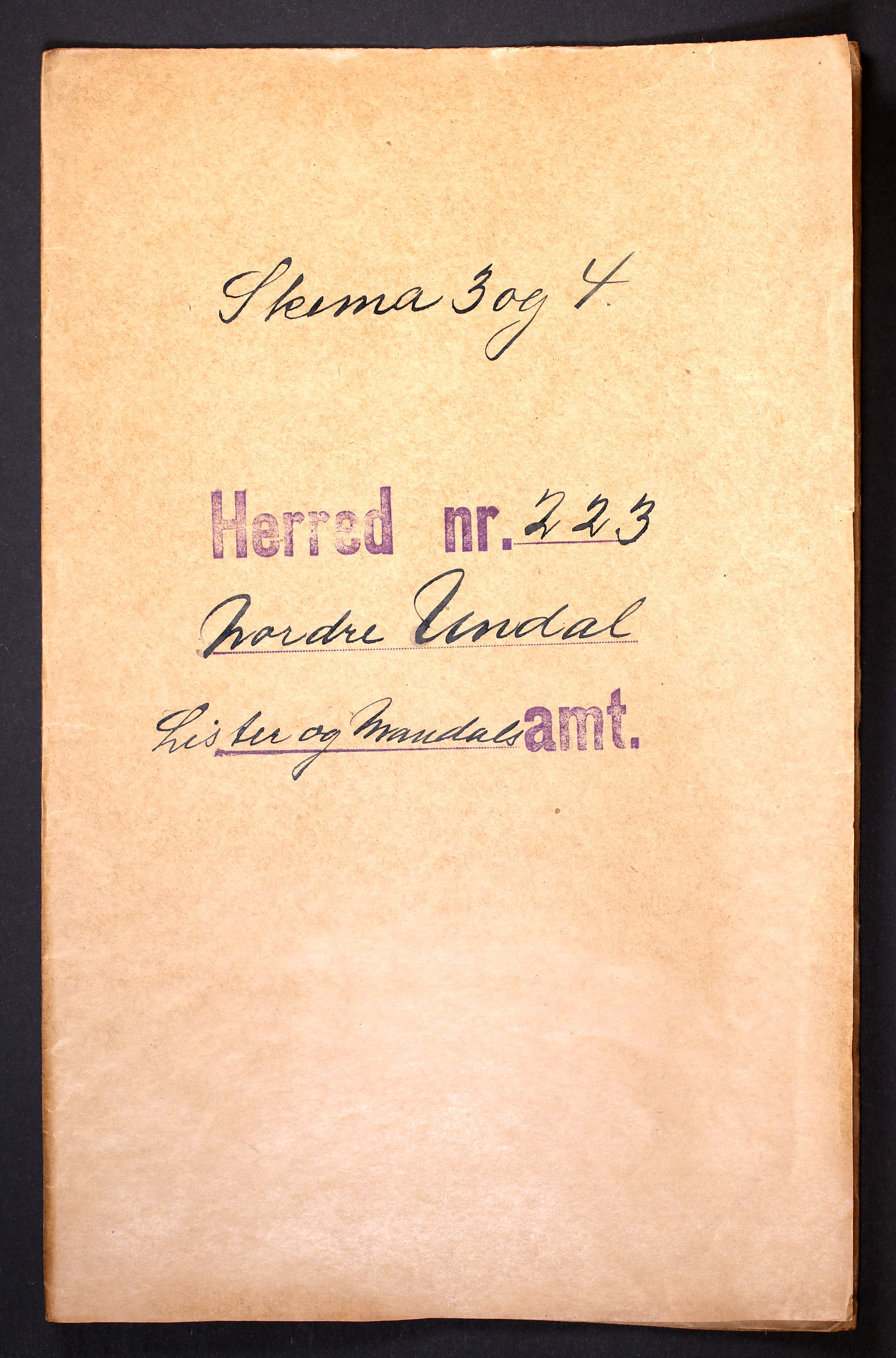 RA, 1910 census for Nord-Audnedal, 1910, p. 1