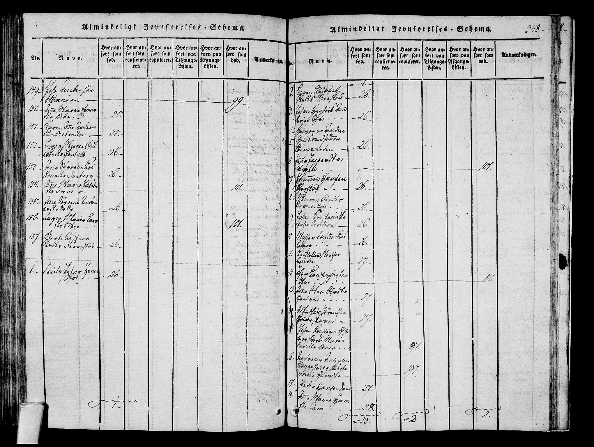 Sandar kirkebøker, SAKO/A-243/F/Fa/L0004: Parish register (official) no. 4, 1814-1832, p. 348
