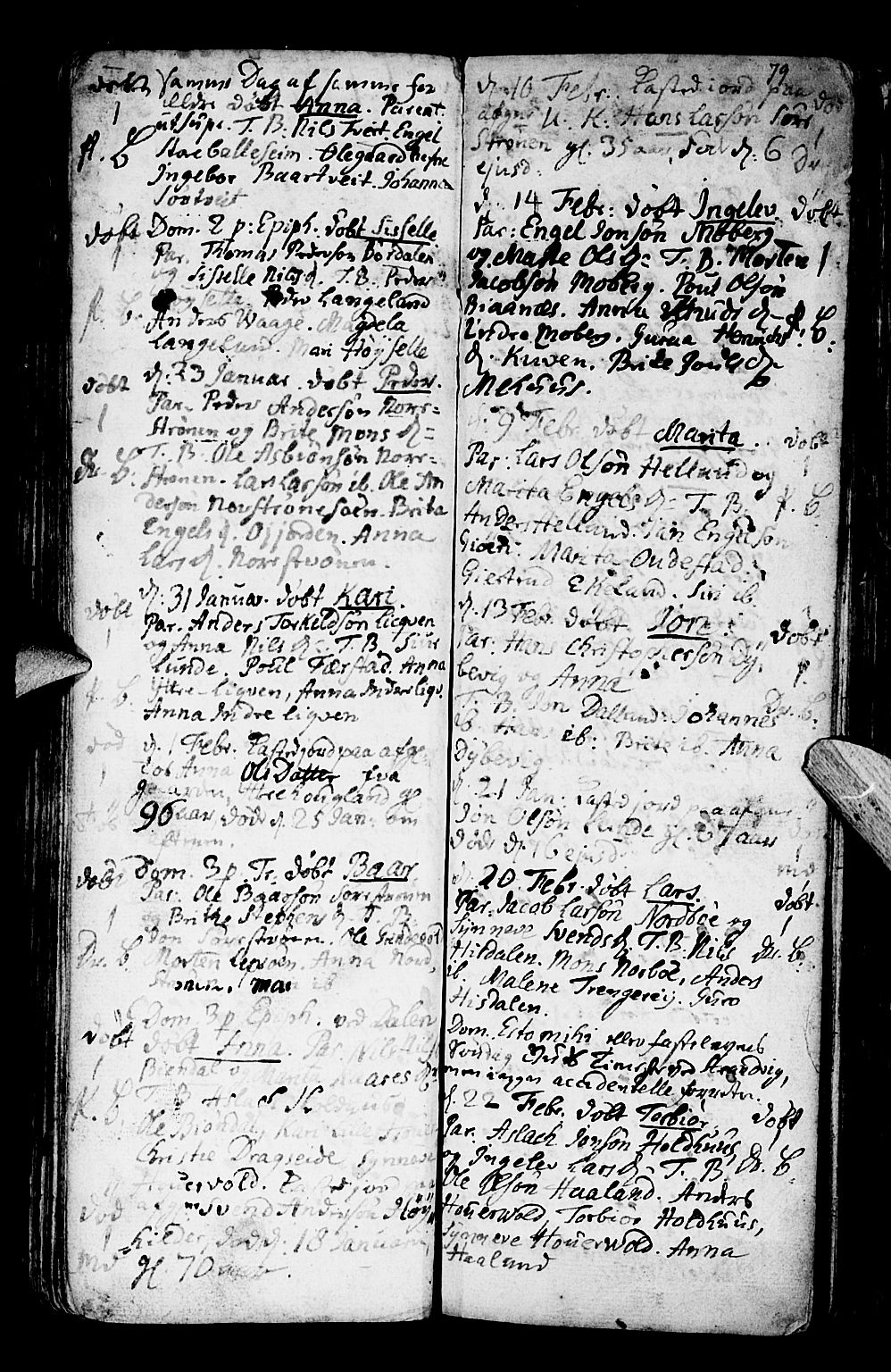 Os sokneprestembete, SAB/A-99929: Parish register (official) no. A 9, 1766-1779, p. 79