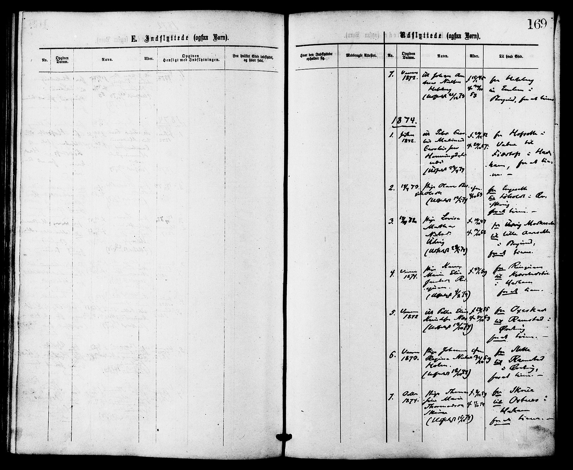 Ministerialprotokoller, klokkerbøker og fødselsregistre - Møre og Romsdal, AV/SAT-A-1454/524/L0355: Parish register (official) no. 524A07, 1864-1879, p. 169