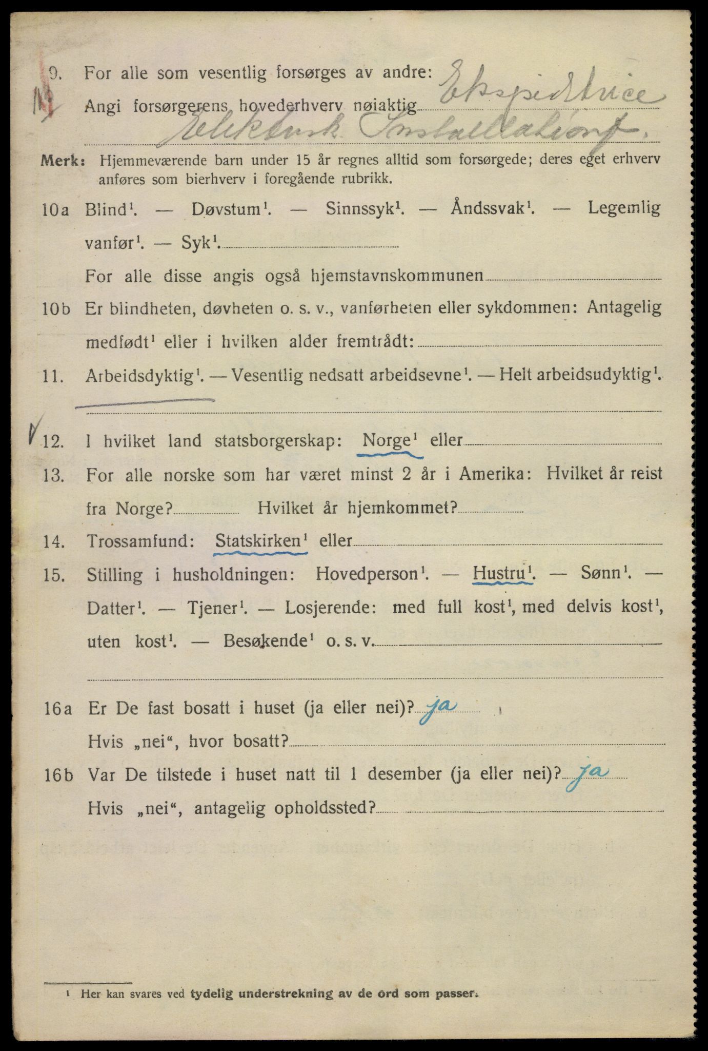 SAO, 1920 census for Kristiania, 1920, p. 191904