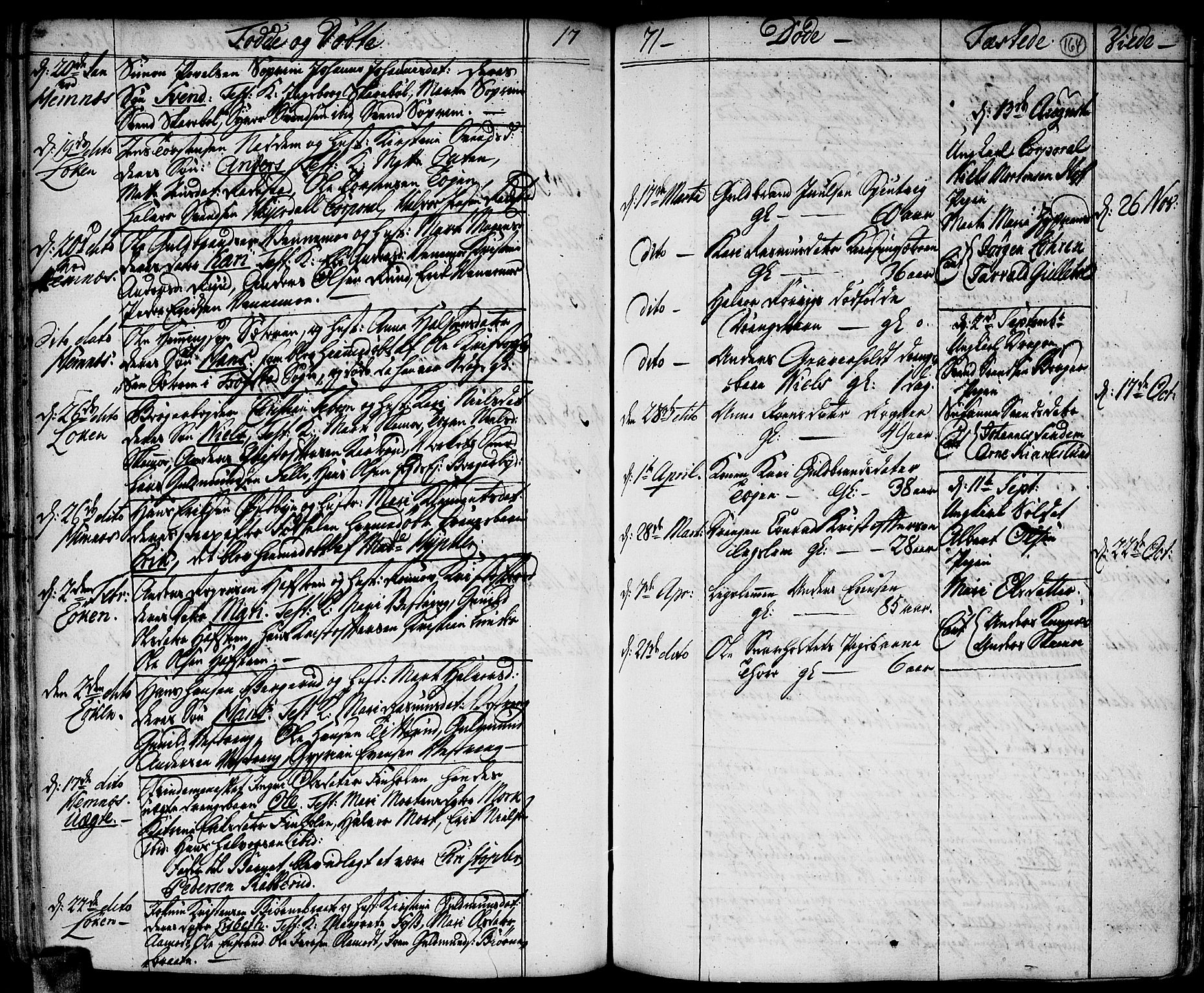 Høland prestekontor Kirkebøker, AV/SAO-A-10346a/F/Fa/L0004: Parish register (official) no. I 4, 1757-1780, p. 164