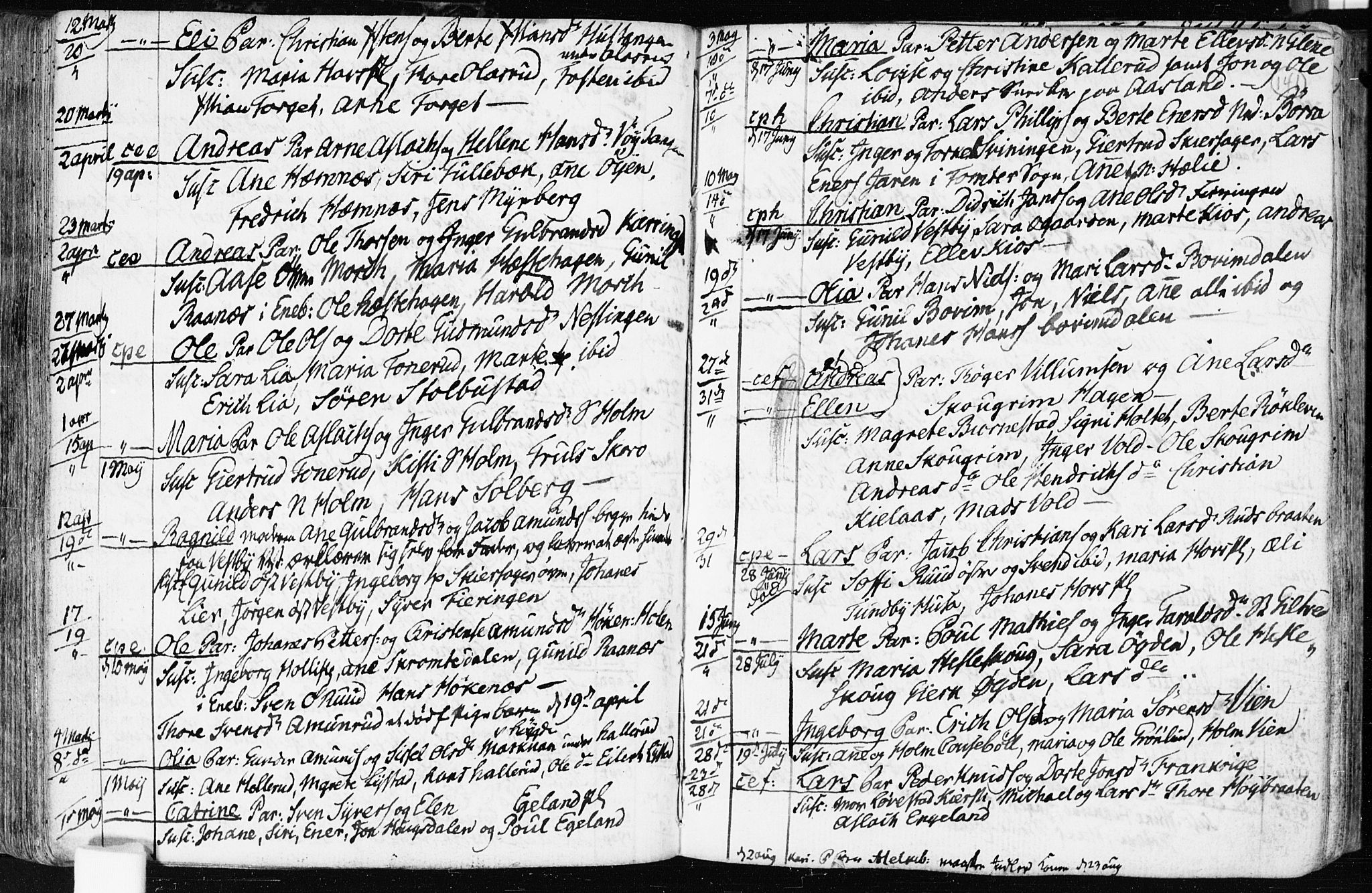 Spydeberg prestekontor Kirkebøker, AV/SAO-A-10924/F/Fa/L0003: Parish register (official) no. I 3, 1778-1814, p. 141