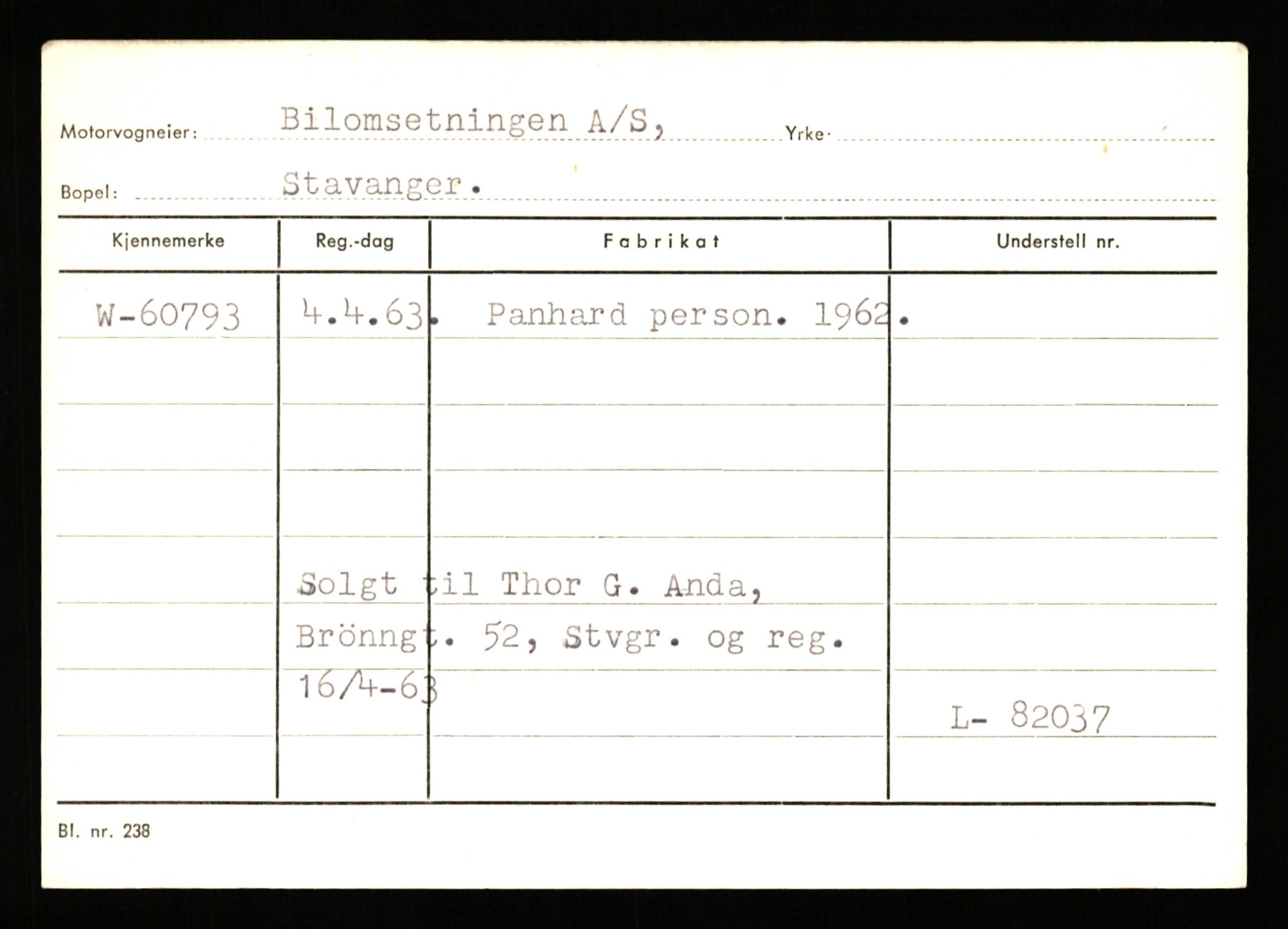 Stavanger trafikkstasjon, AV/SAST-A-101942/0/G/L0007: Registreringsnummer: 49019 - 67460, 1930-1971, p. 2411