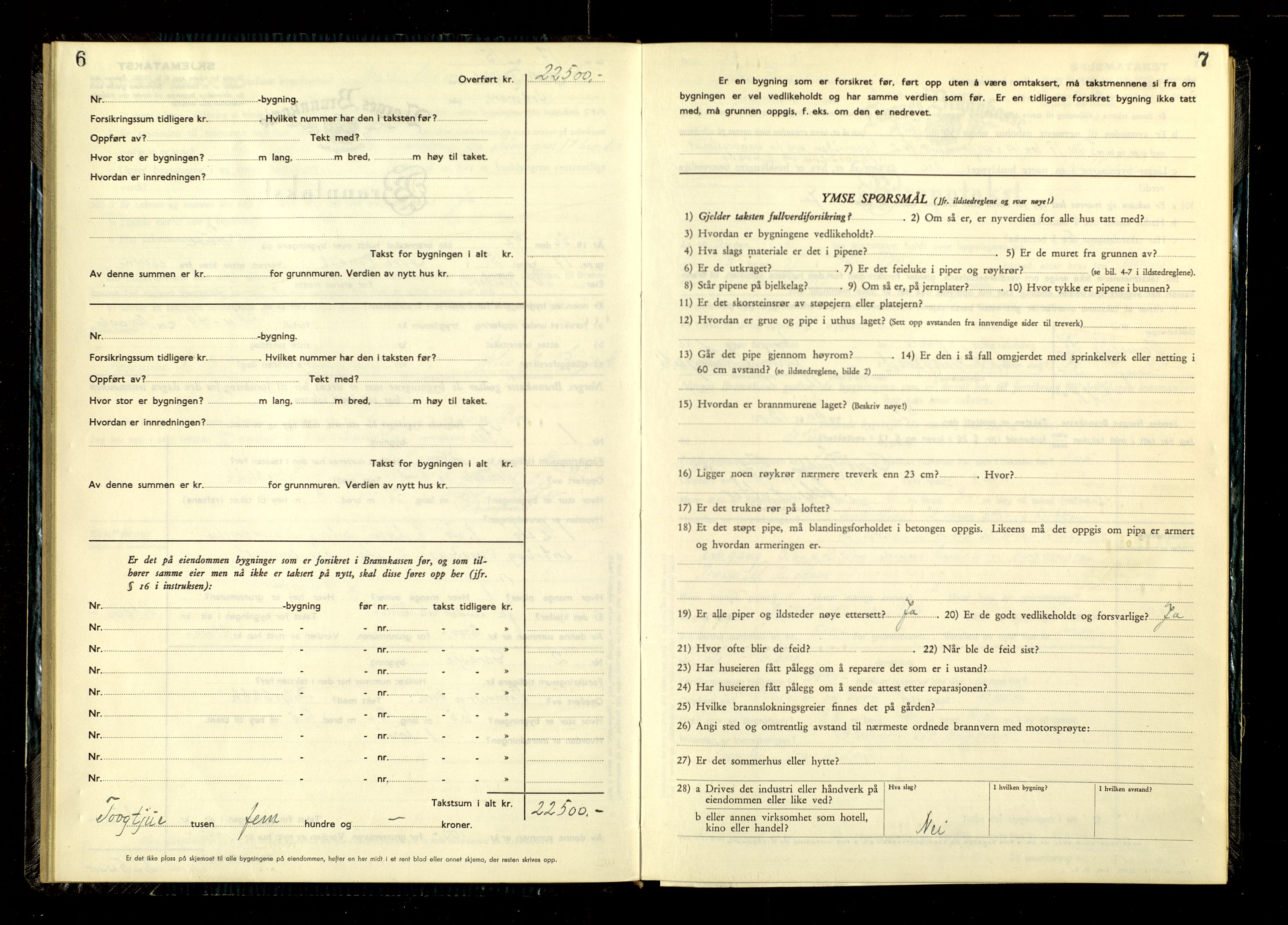 Norges Brannkasse, Rendalen, AV/SAH-NBRANR-024/F/L0024: Branntakstprotokoll, 1950-1951