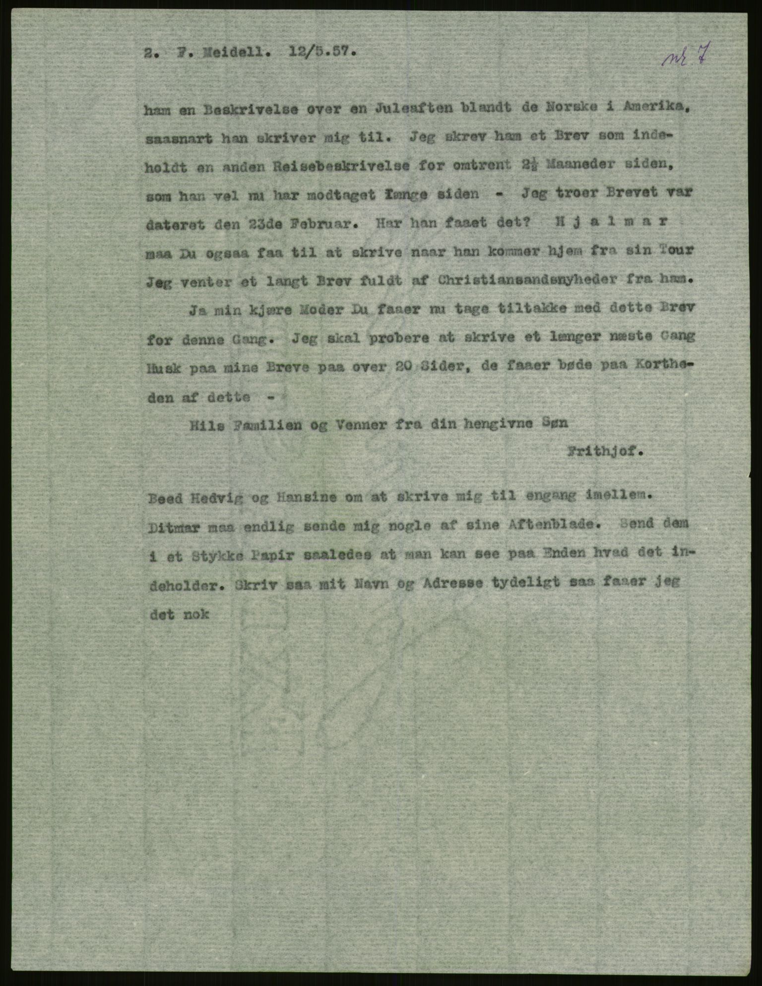 Samlinger til kildeutgivelse, Amerikabrevene, AV/RA-EA-4057/F/L0003: Innlån fra Oslo: Hals - Steen, 1838-1914, p. 471