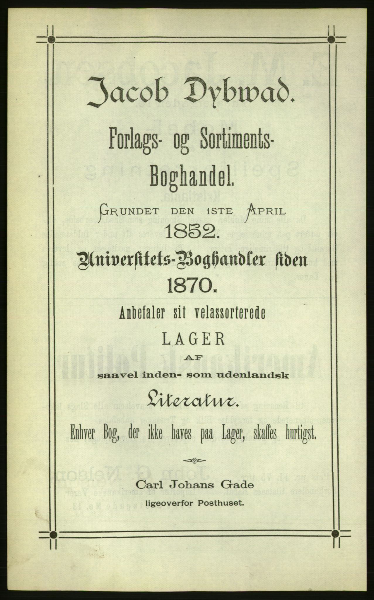 Kristiania/Oslo adressebok, PUBL/-, 1884