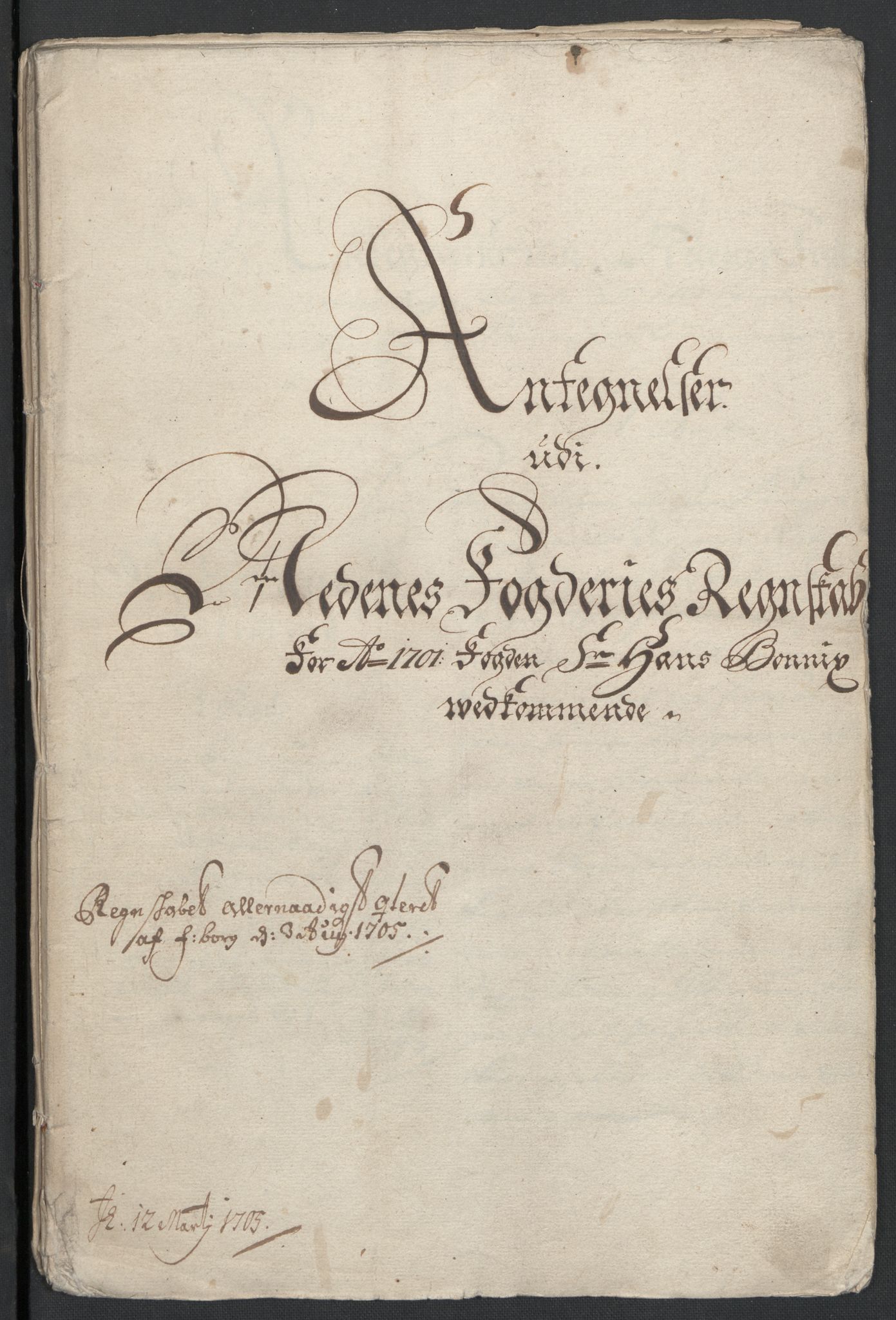 Rentekammeret inntil 1814, Reviderte regnskaper, Fogderegnskap, AV/RA-EA-4092/R39/L2315: Fogderegnskap Nedenes, 1700-1701, p. 344