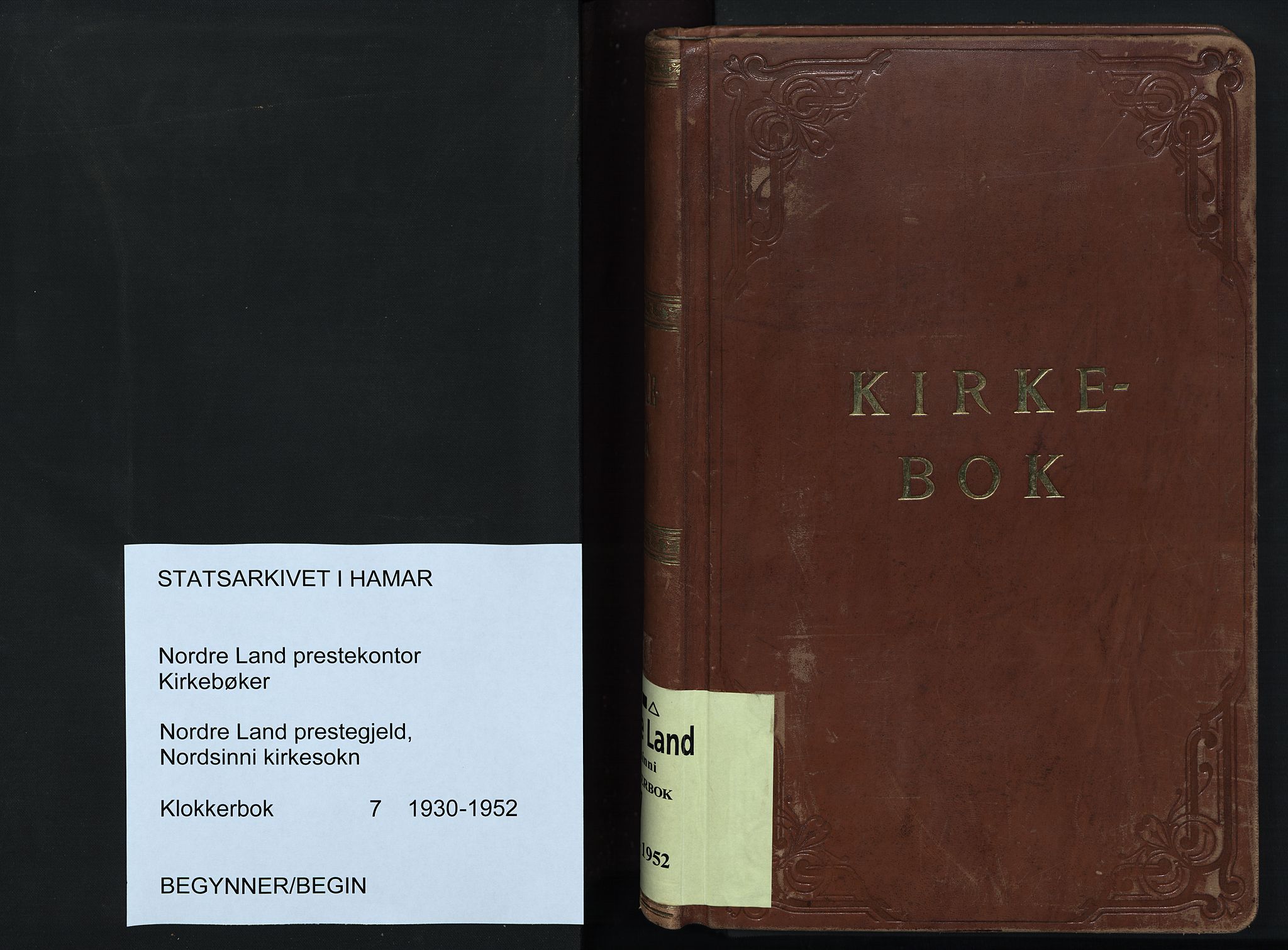 Nordre Land prestekontor, SAH/PREST-124/H/Ha/Hab/L0007: Parish register (copy) no. 7, 1930-1953