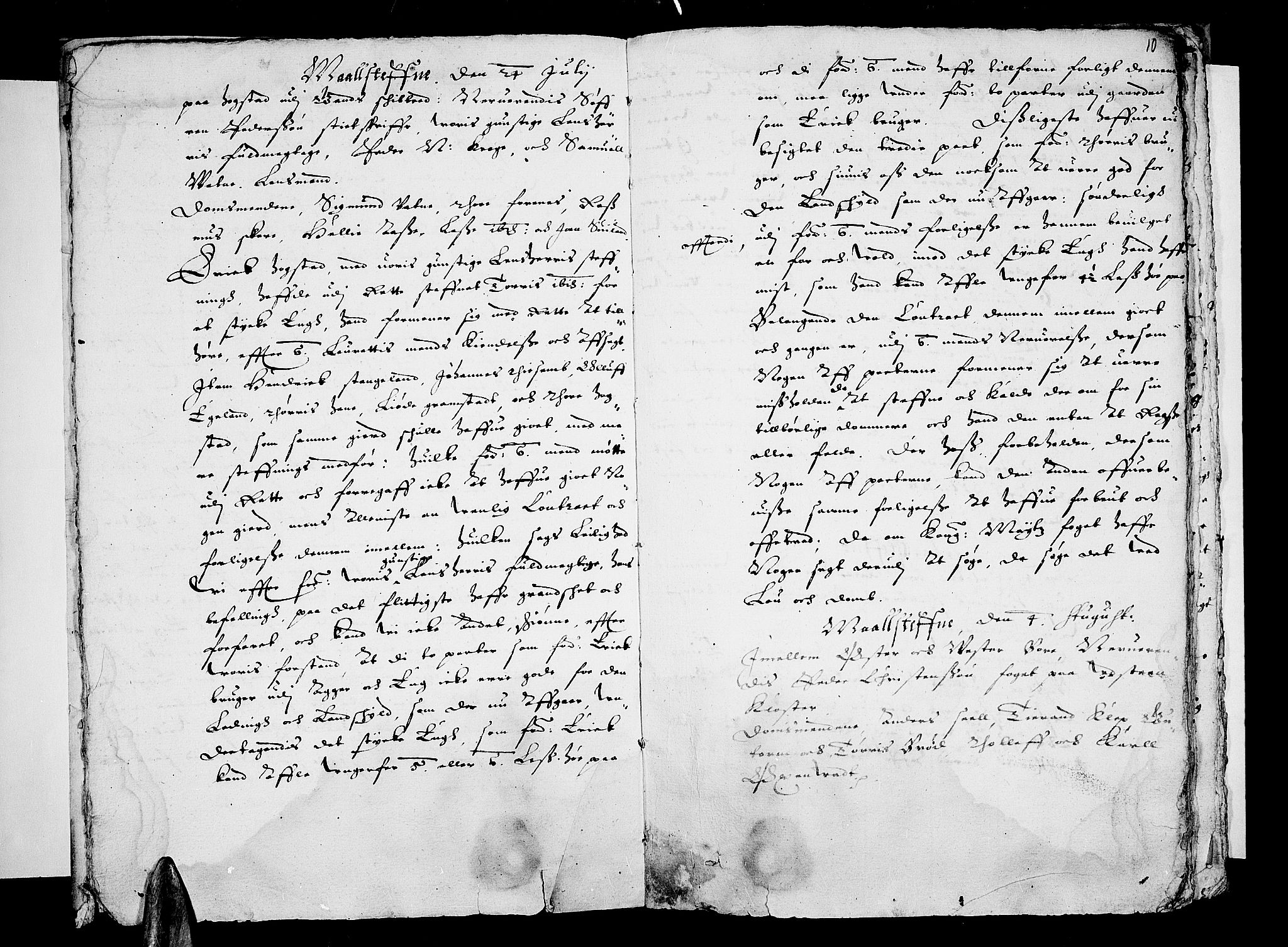 Jæren og Dalane sorenskriveri, AV/SAST-A-100306/3/30/30BA/L0007: TINGBOK, 1623-1624, p. 9b-10a