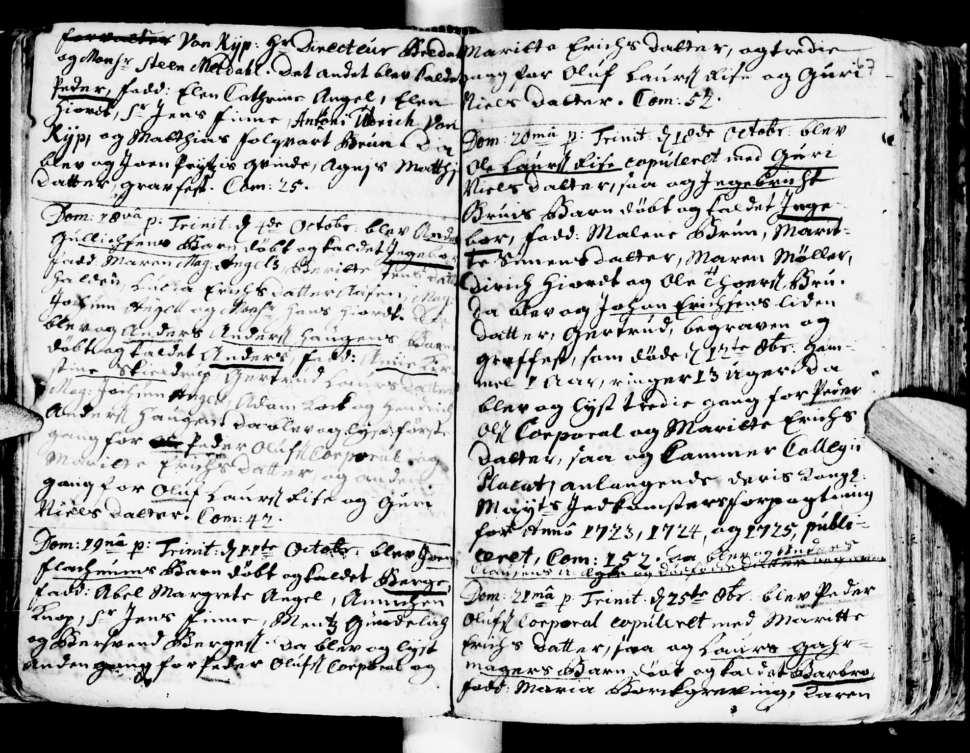 Ministerialprotokoller, klokkerbøker og fødselsregistre - Sør-Trøndelag, SAT/A-1456/681/L0924: Parish register (official) no. 681A02, 1720-1731, p. 66-67