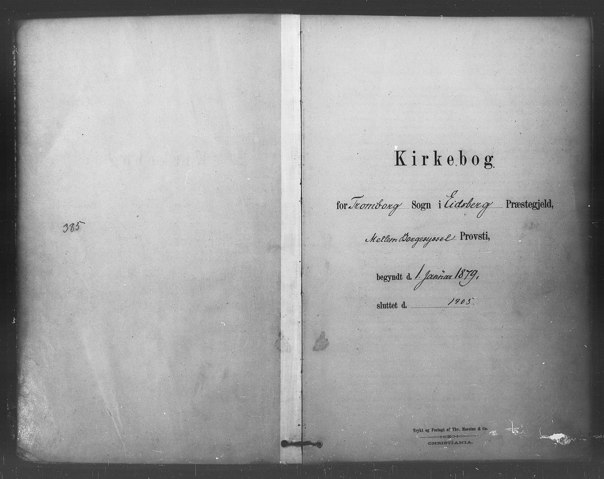 Eidsberg prestekontor Kirkebøker, AV/SAO-A-10905/F/Fc/L0001: Parish register (official) no. III 1, 1879-1905