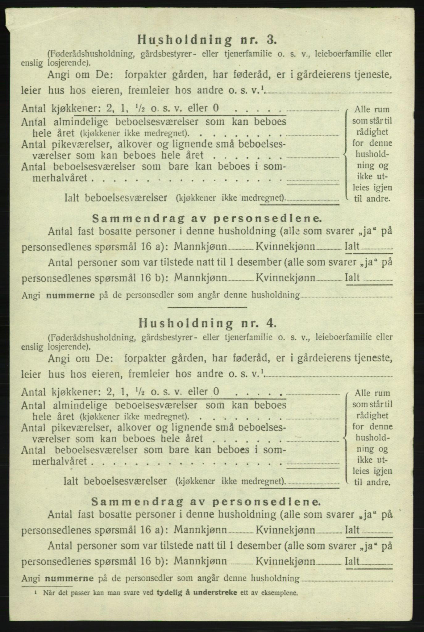 SAB, 1920 census for Skånevik, 1920, p. 1323