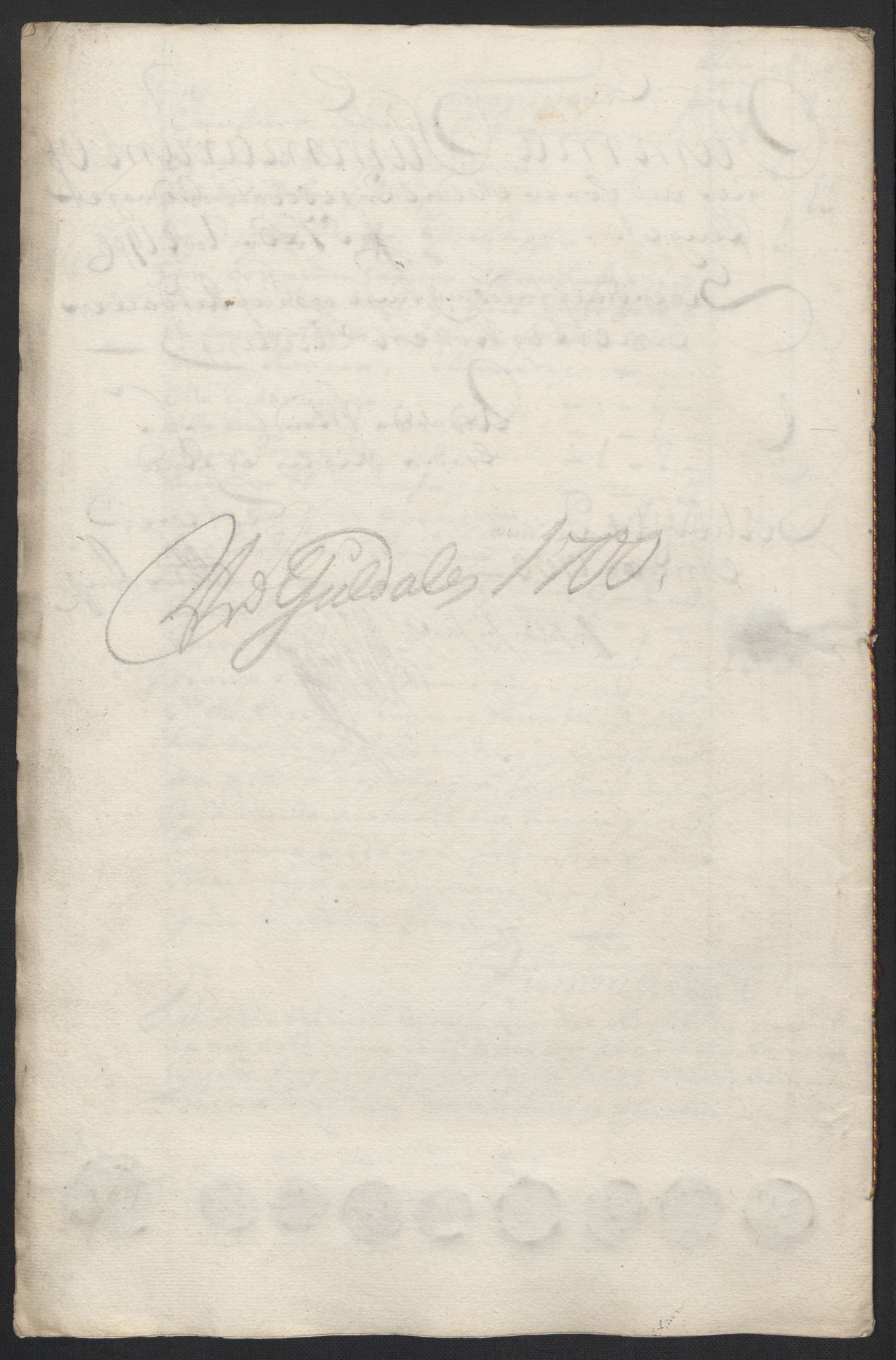 Rentekammeret inntil 1814, Reviderte regnskaper, Fogderegnskap, AV/RA-EA-4092/R60/L3950: Fogderegnskap Orkdal og Gauldal, 1700, p. 344