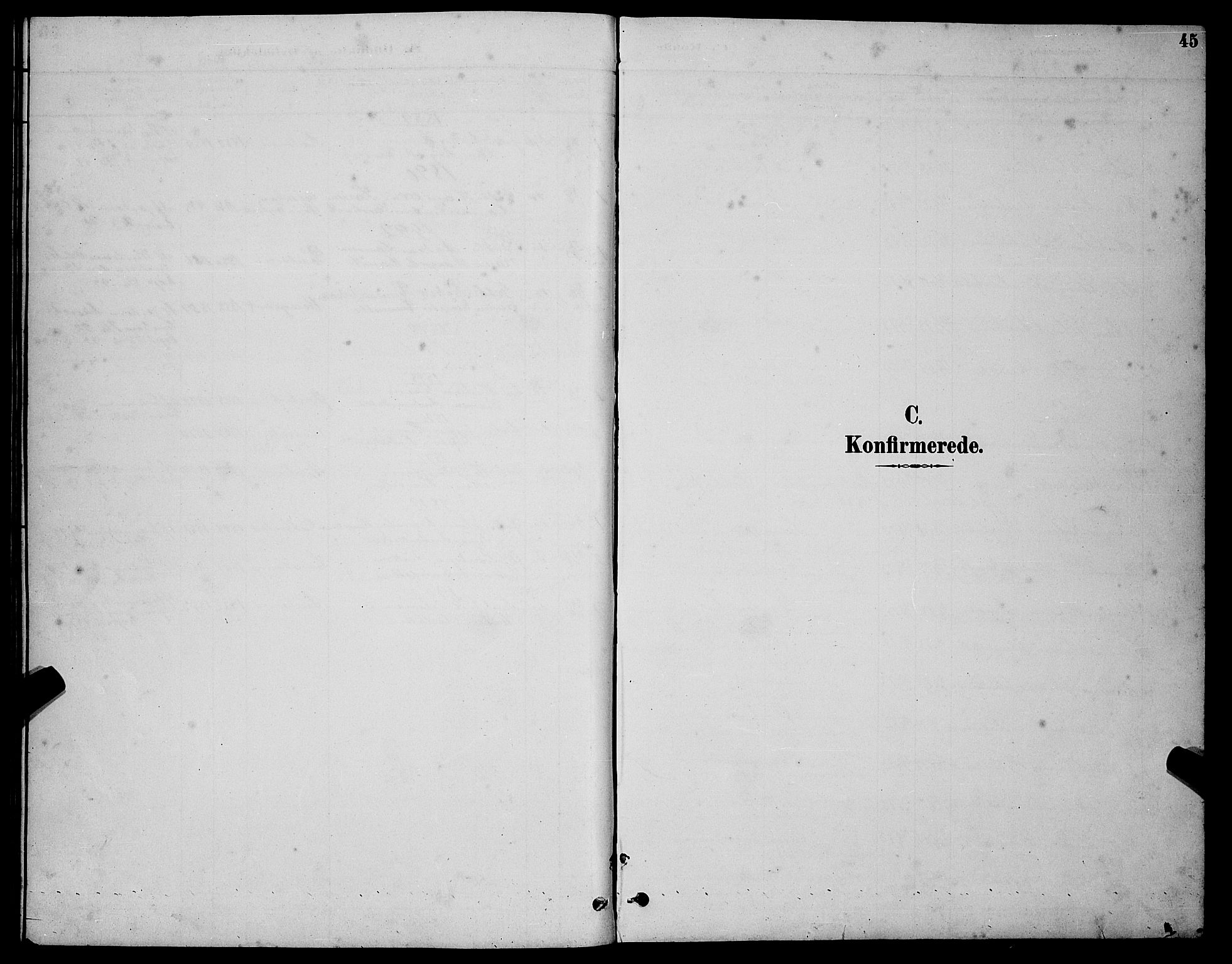 Tranøy sokneprestkontor, AV/SATØ-S-1313/I/Ia/Iab/L0004klokker: Parish register (copy) no. 4, 1888-1901, p. 45