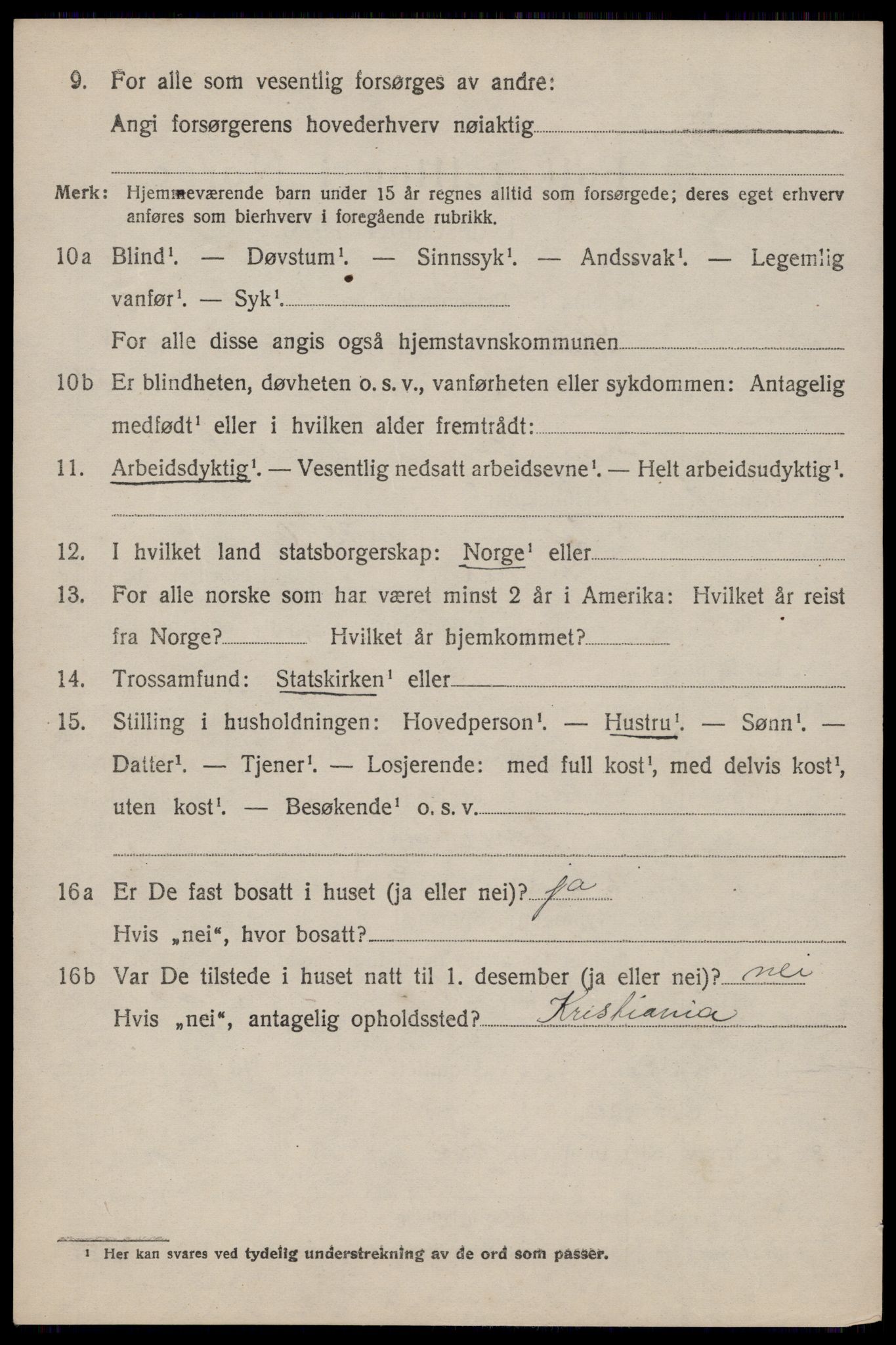SAST, 1920 census for Skåre, 1920, p. 5719