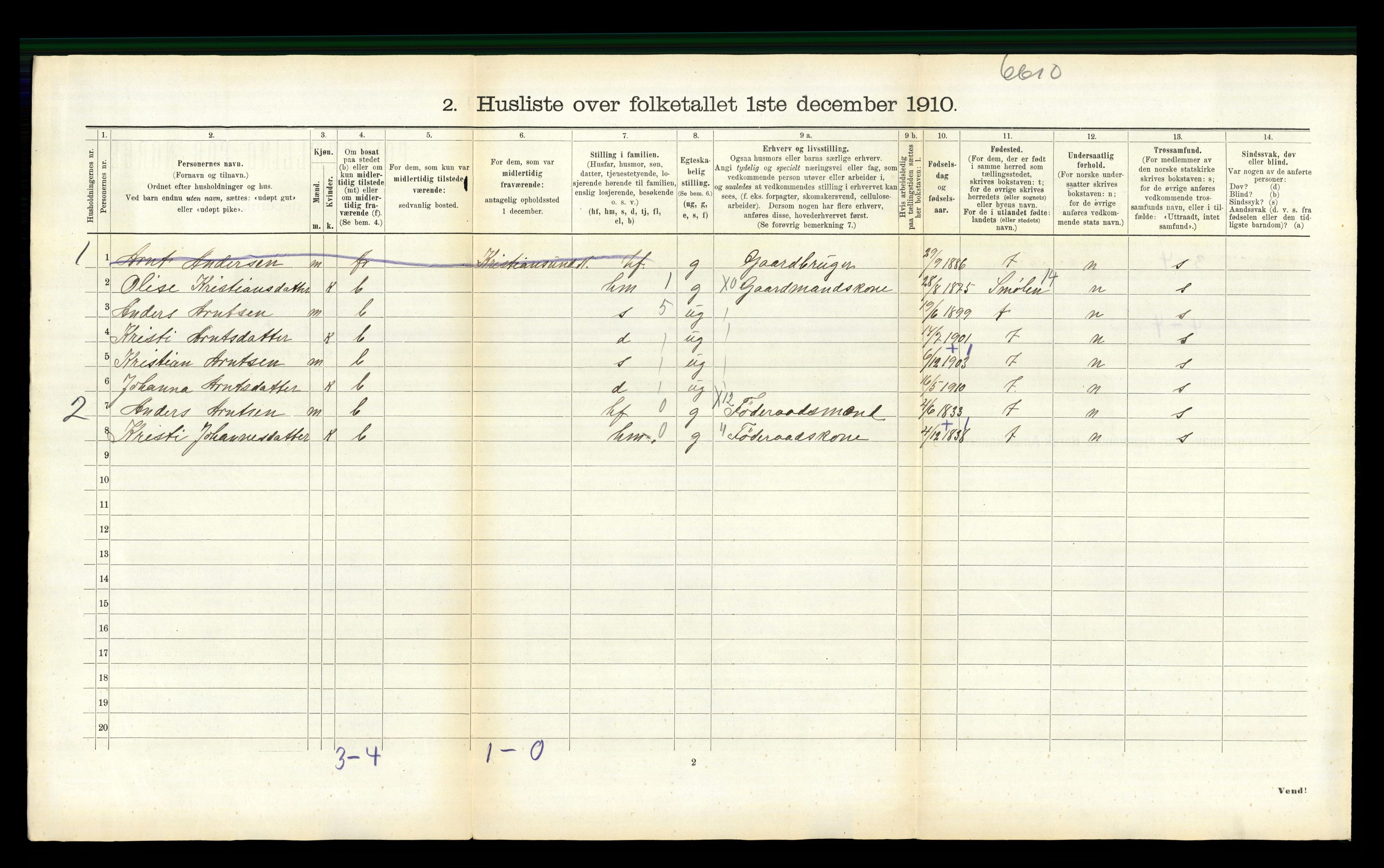 RA, 1910 census for Valsøyfjord, 1910, p. 314