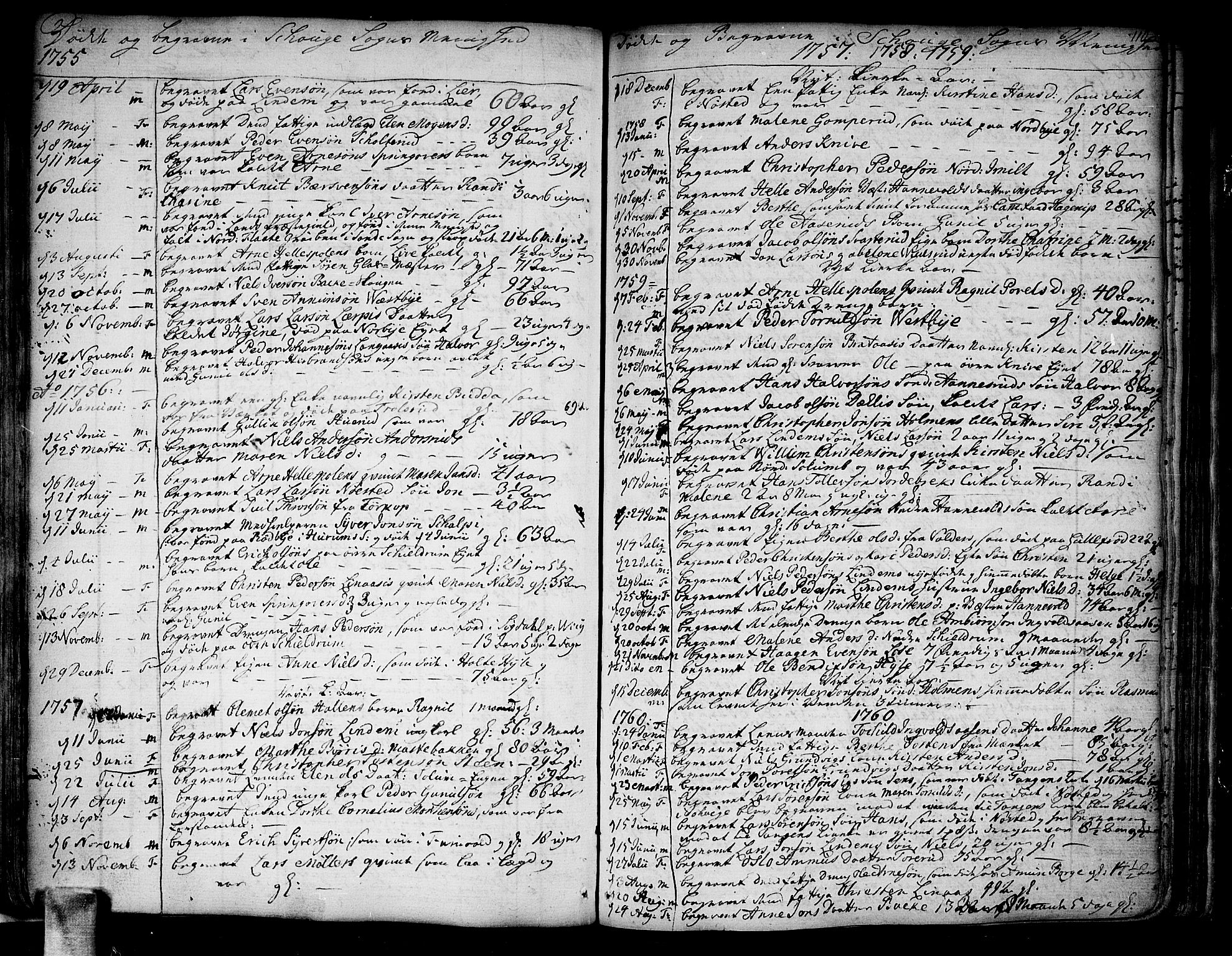 Skoger kirkebøker, SAKO/A-59/F/Fa/L0001: Parish register (official) no. I 1, 1746-1814, p. 110