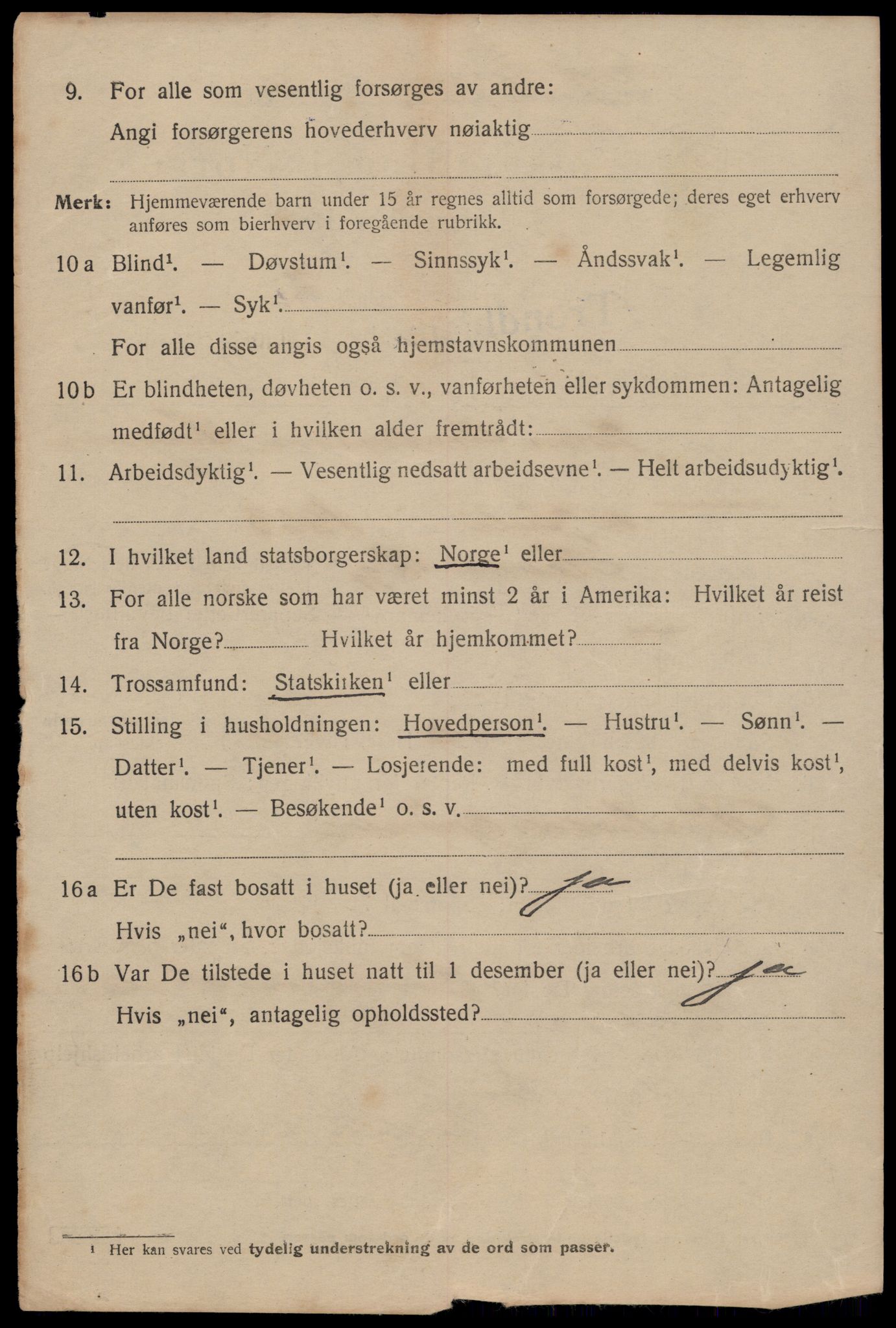 SAT, 1920 census for Trondheim, 1920, p. 55391