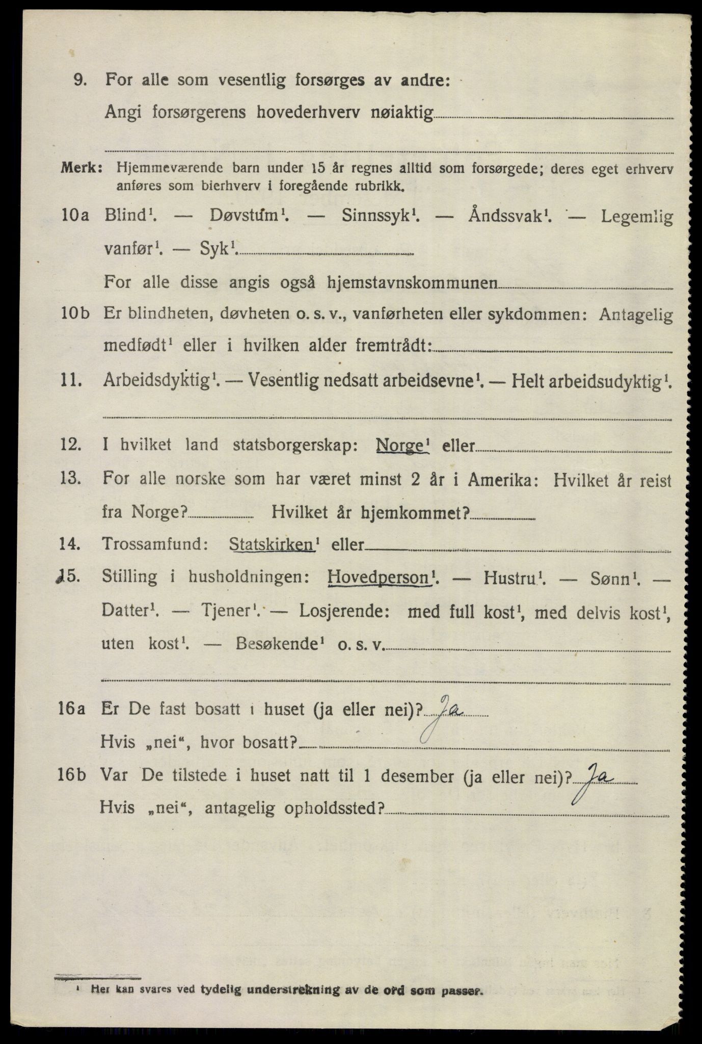 SAKO, 1920 census for Sigdal, 1920, p. 7639