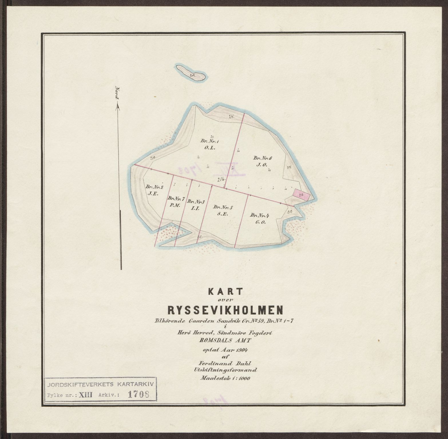 Jordskifteverkets kartarkiv, AV/RA-S-3929/T, 1859-1988, p. 2023