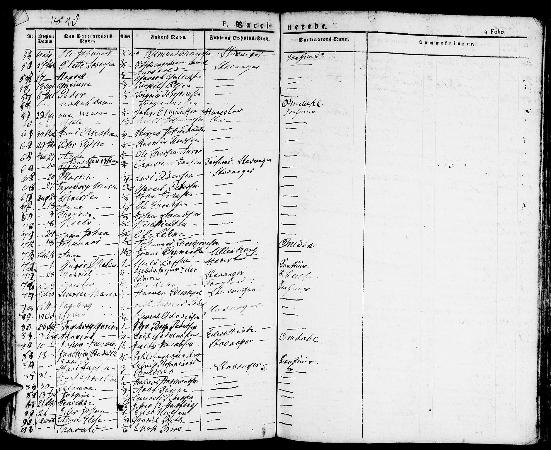 Domkirken sokneprestkontor, AV/SAST-A-101812/001/30/30BA/L0011: Parish register (official) no. A 11, 1832-1856