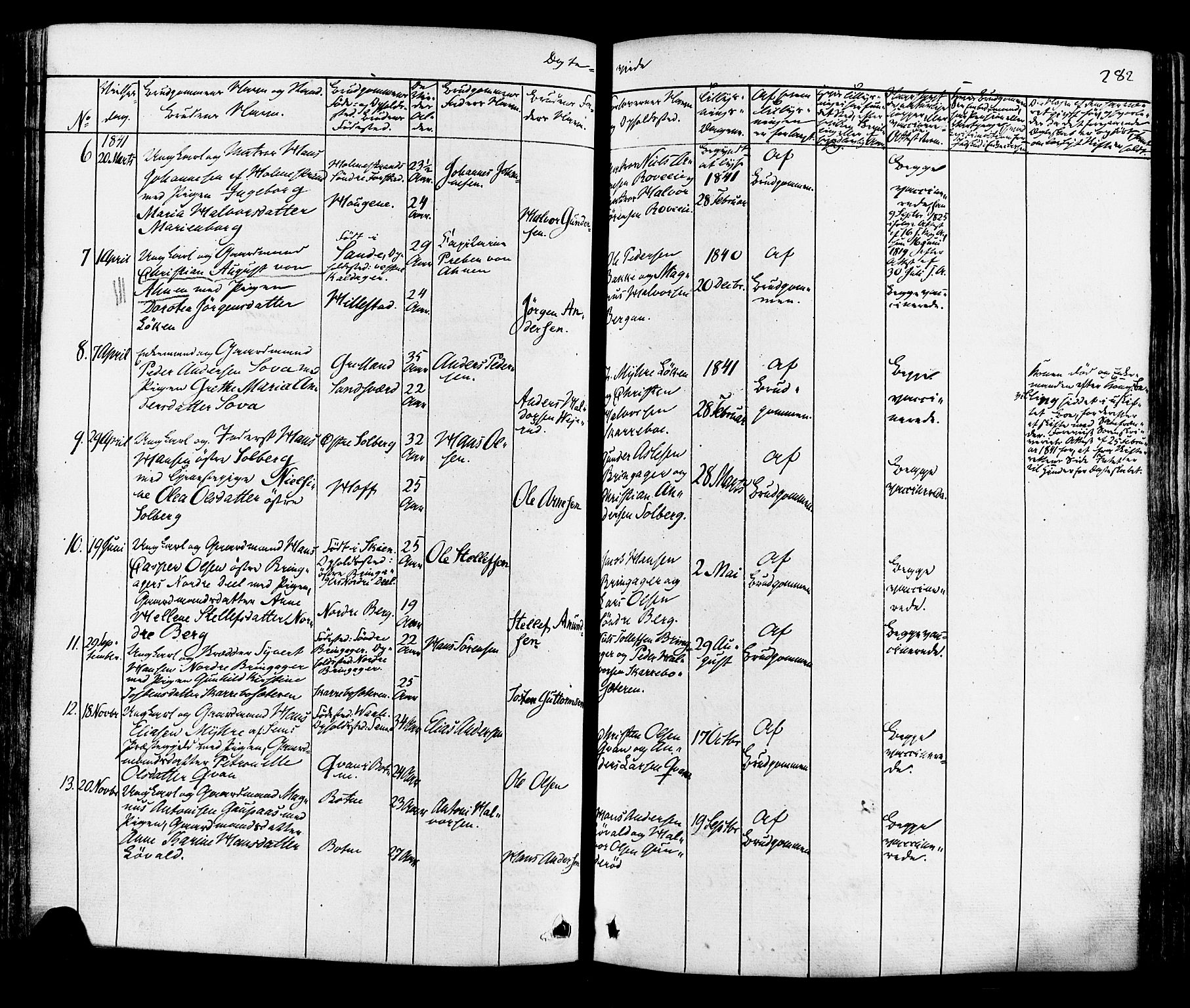 Botne kirkebøker, AV/SAKO-A-340/F/Fa/L0006: Parish register (official) no. I 6, 1836-1877, p. 282